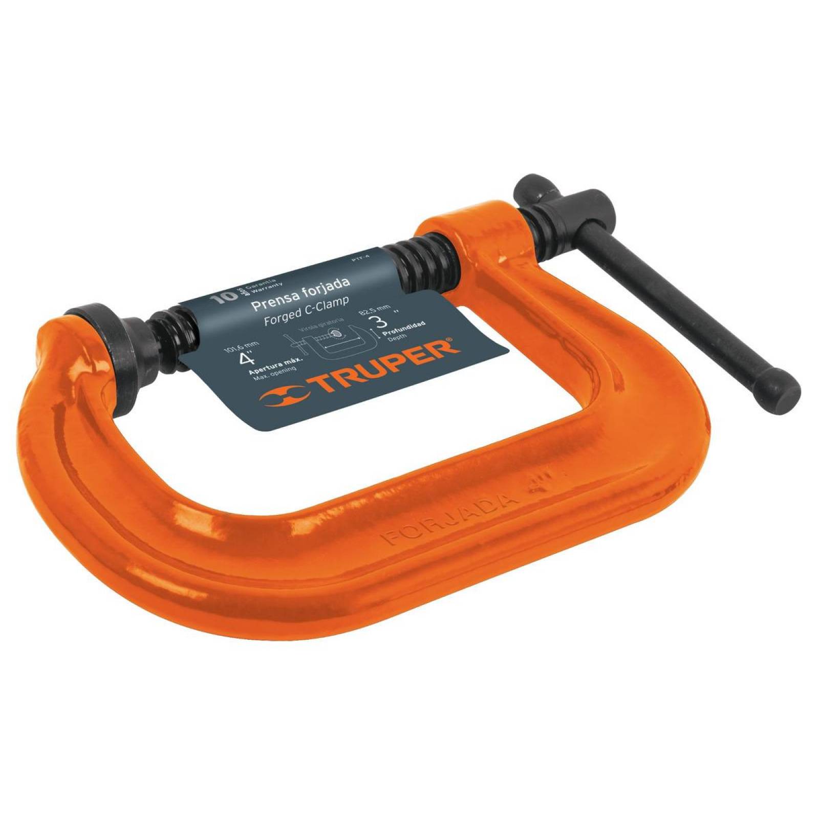 Prensa 6' Forjada En Acero Truper 