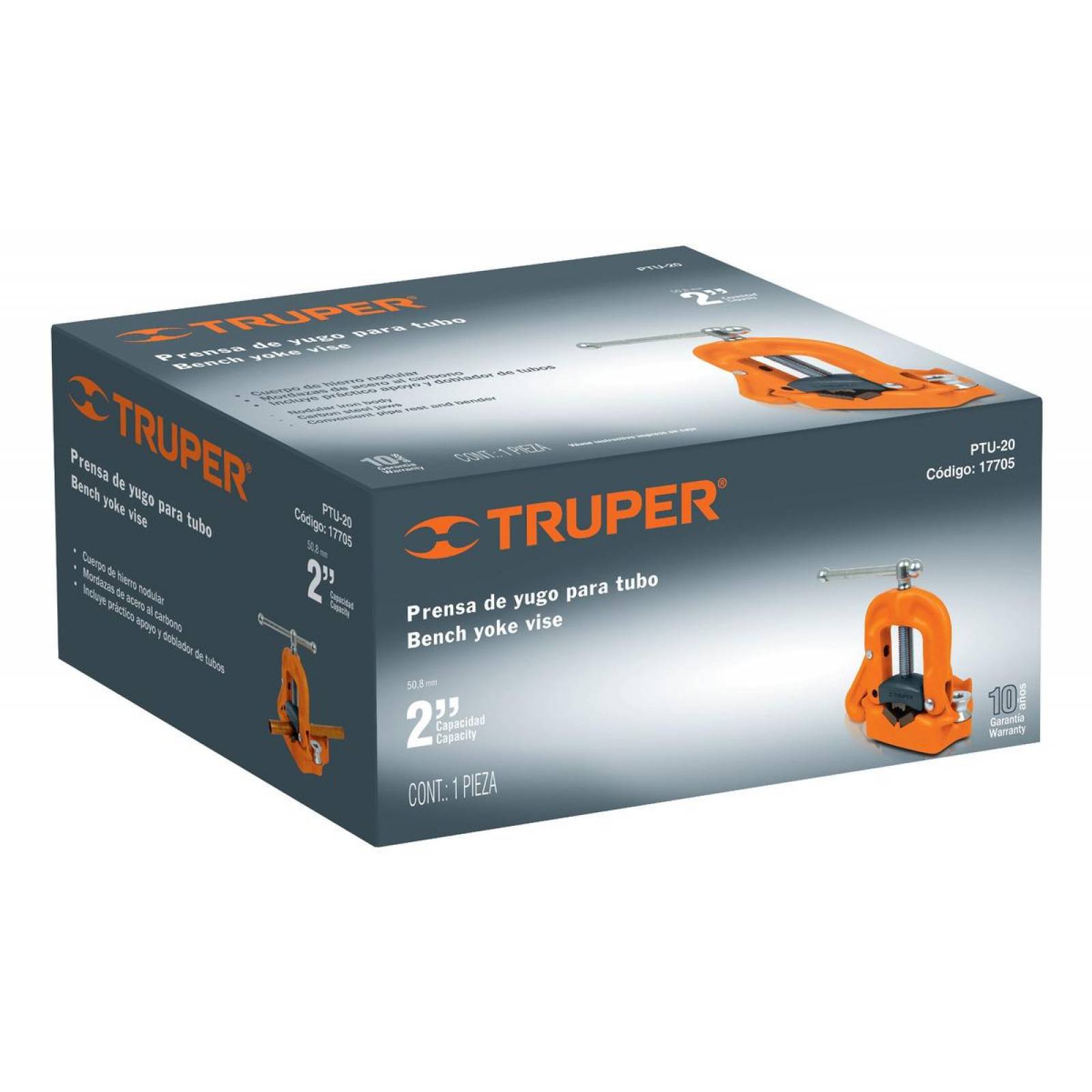 Prensa 2' De Yugo Para Tubo Truper 