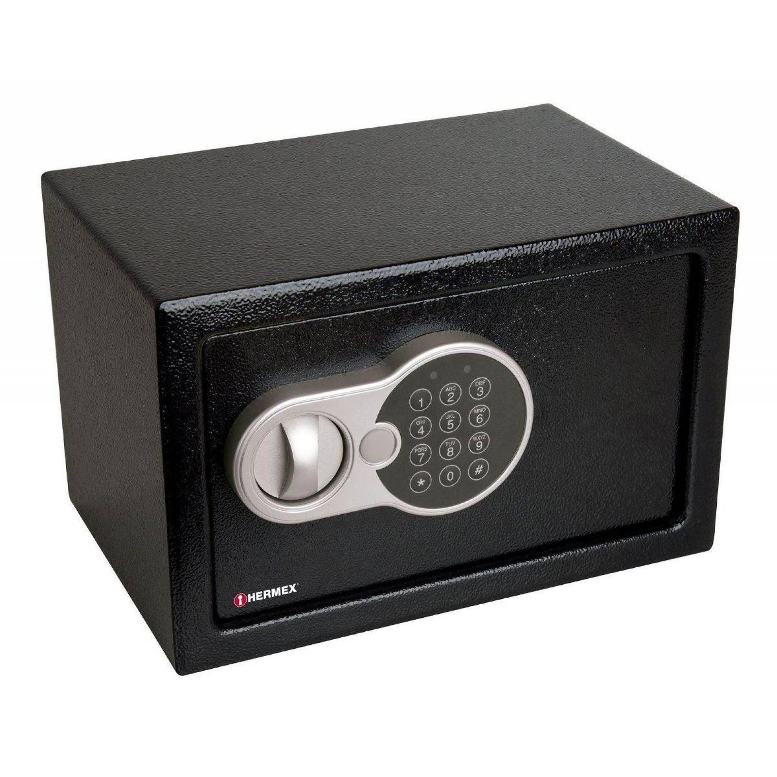 Caja De Seguridad Electrónica 35 Cm 21 Litros Hermex 