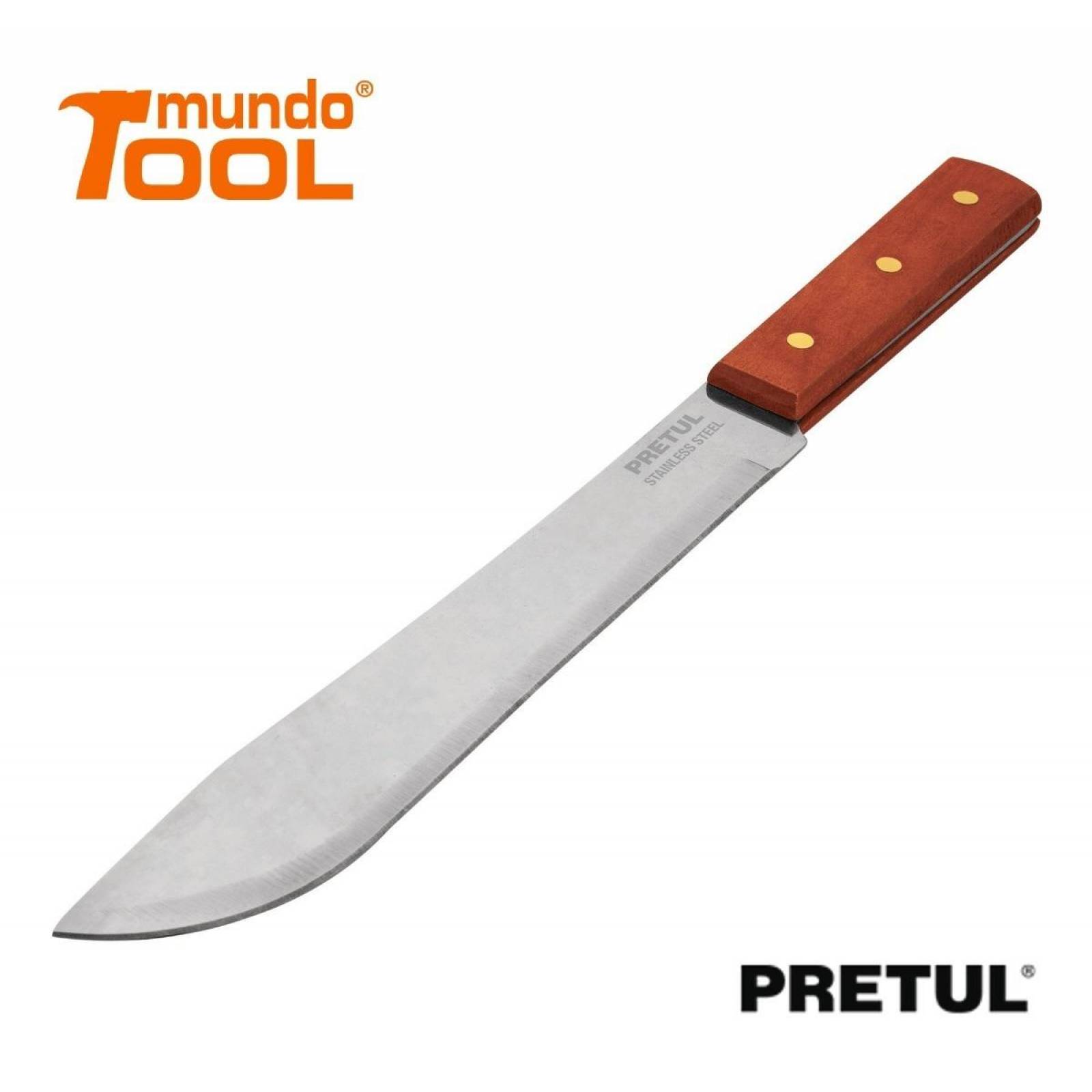 Cuchillo Cebollero Mango Madera 8' Pretul 