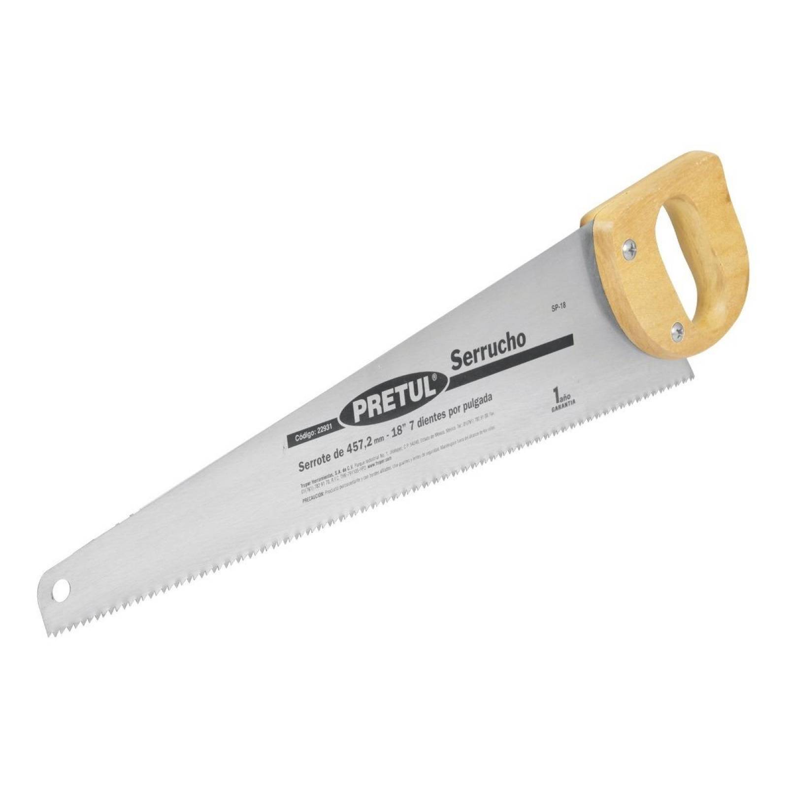 Serrucho 18' Pretul 