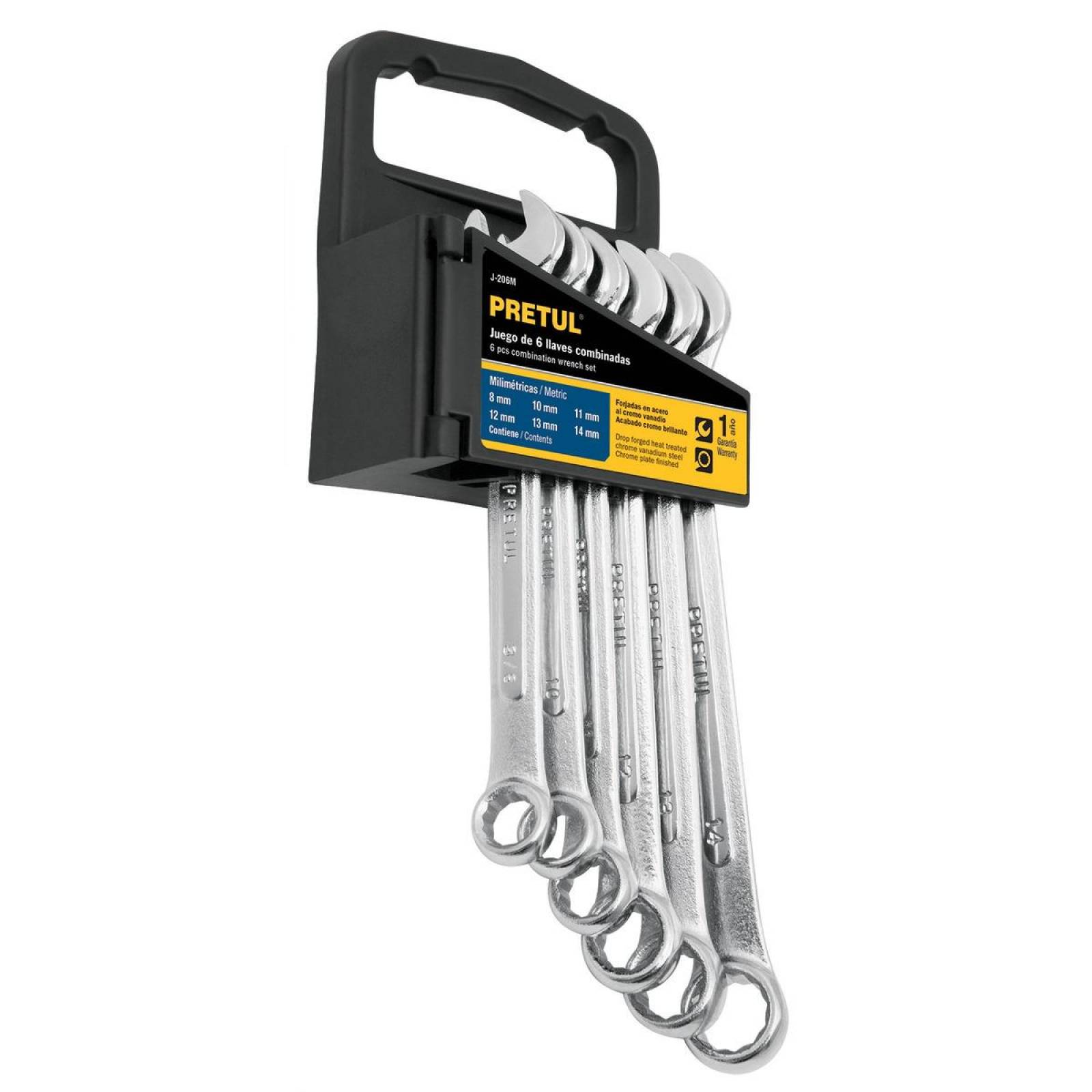 Juego de Llaves Combinadas 6pzs Mm Pretul 