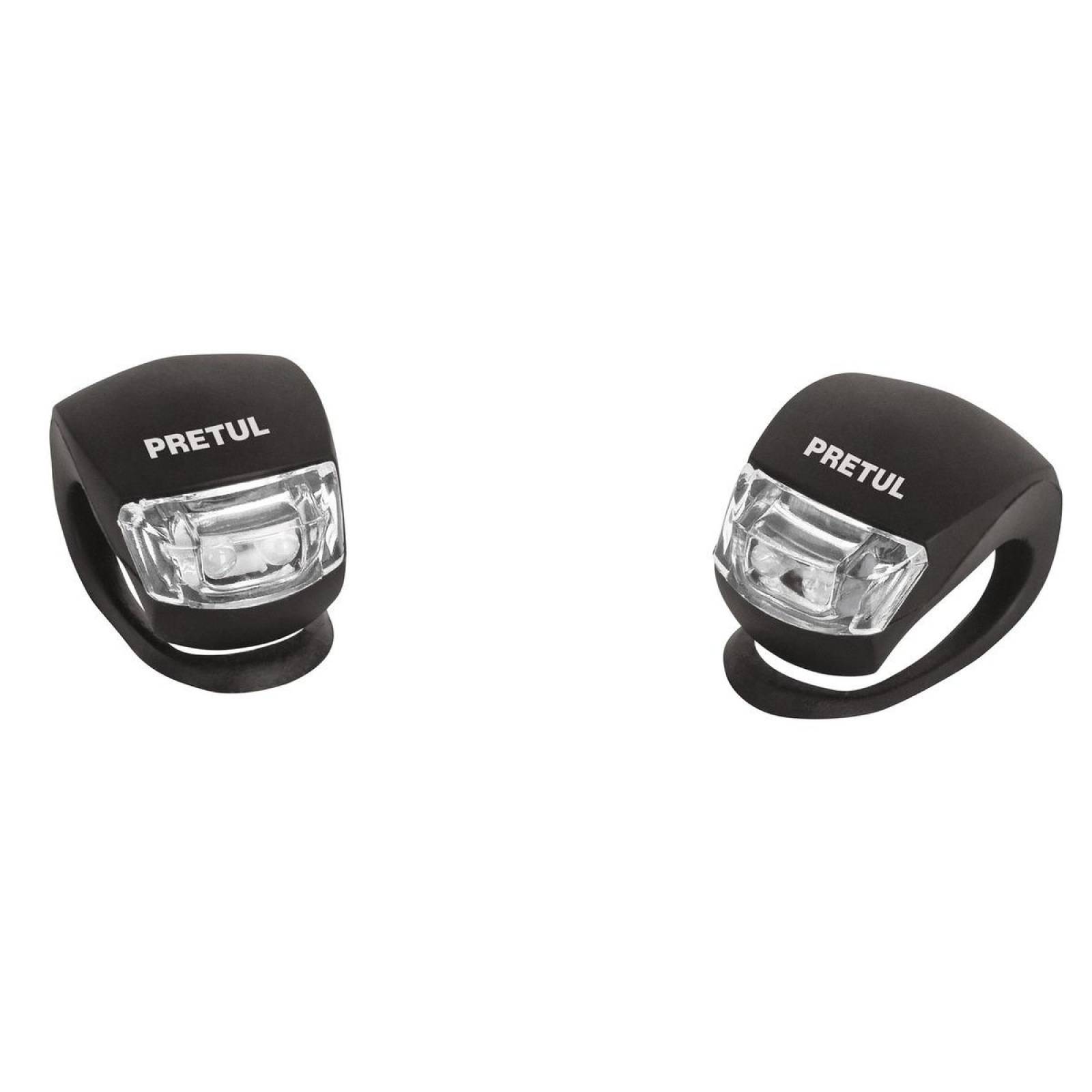 Linternas De Silicon Para Bicicleta 2 Piezas Pretul 