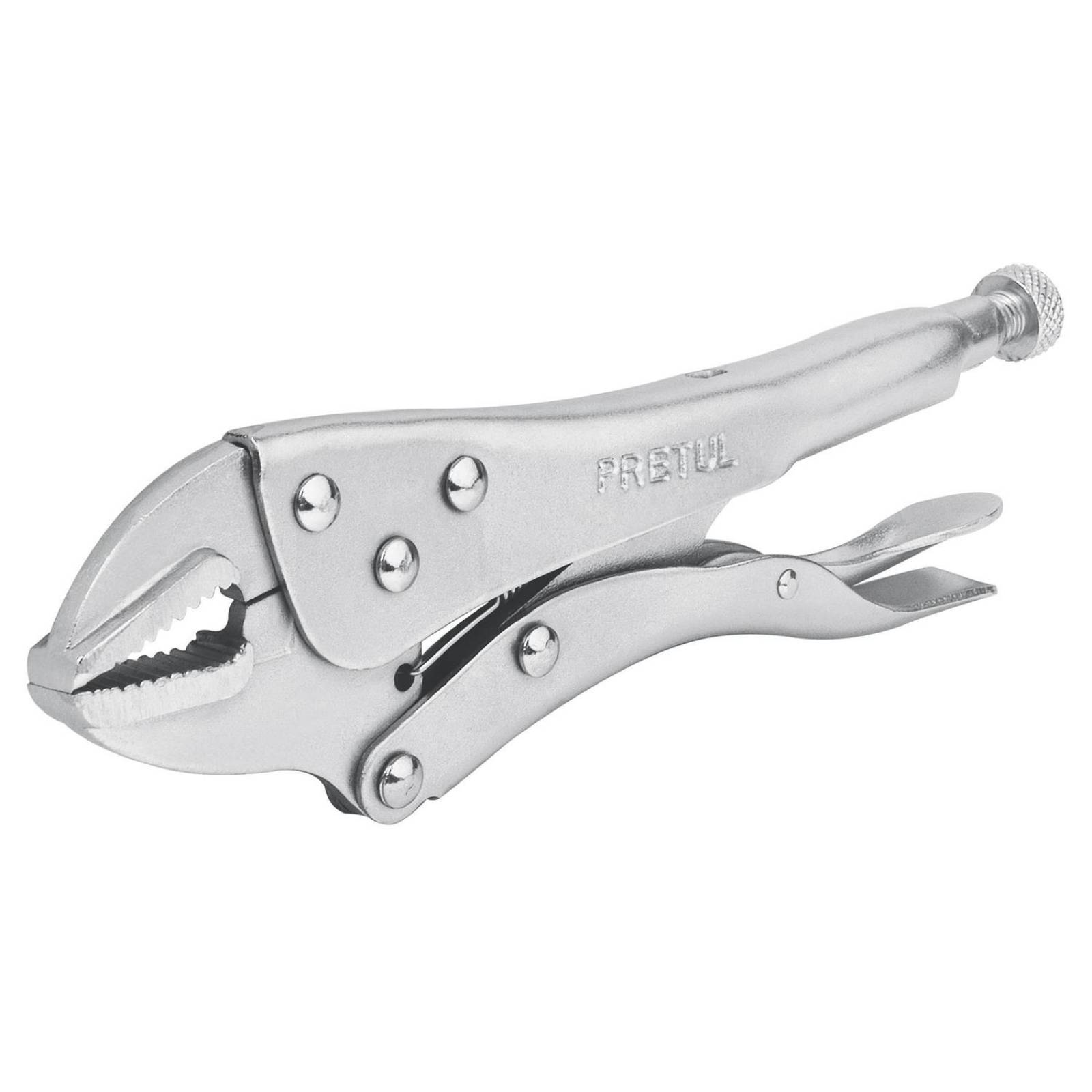 Pinza de presión 10" mordaza recta, a granel, Pretul 