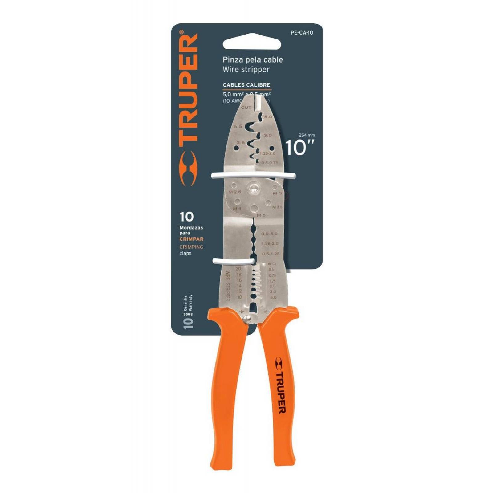 Pinza Pelacables 10' Truper 17358