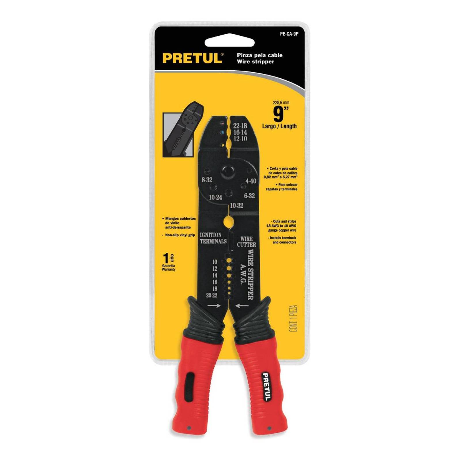 Pinza Pelacable 9' Pretul 