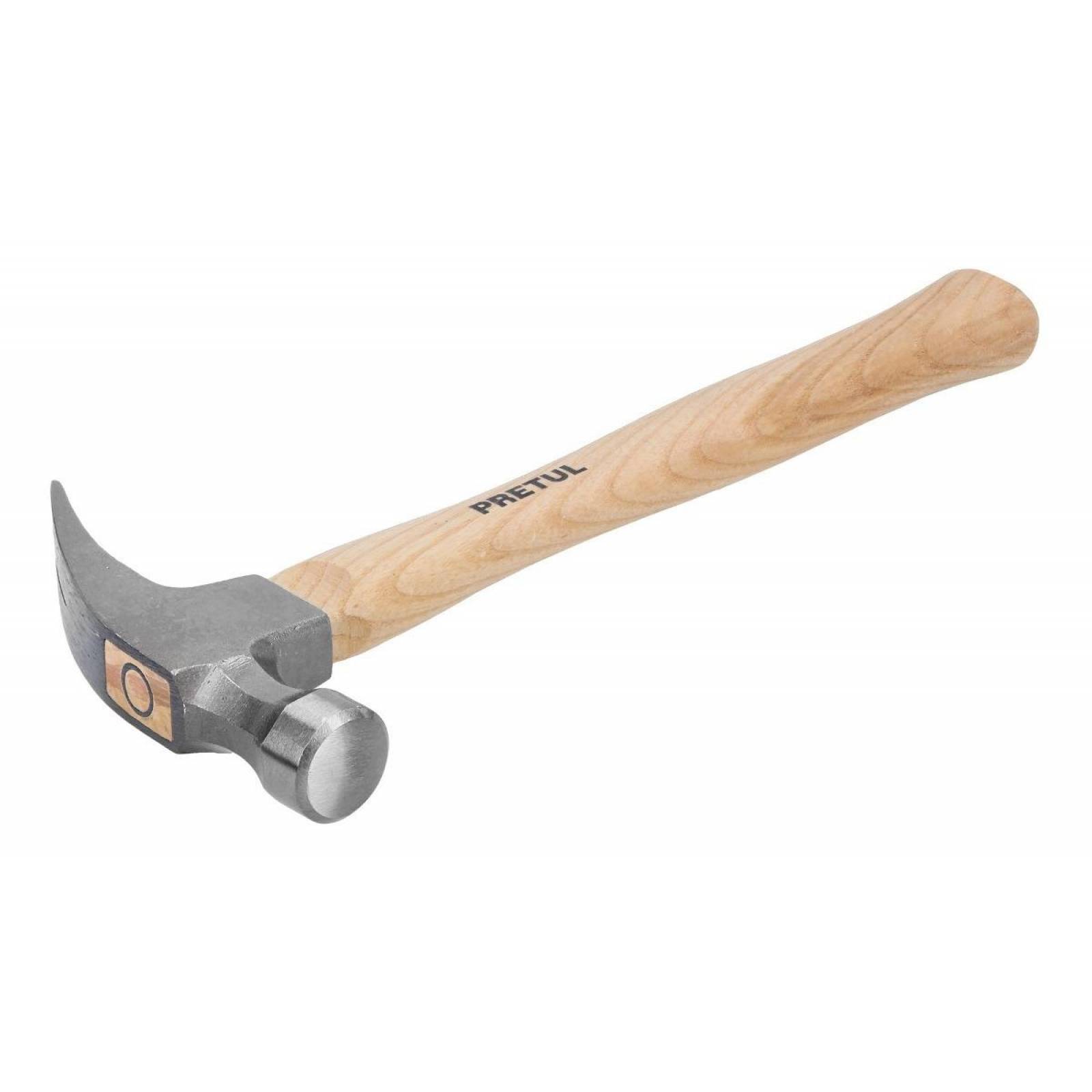Martillo Uña Recta 16 Oz Pretul 