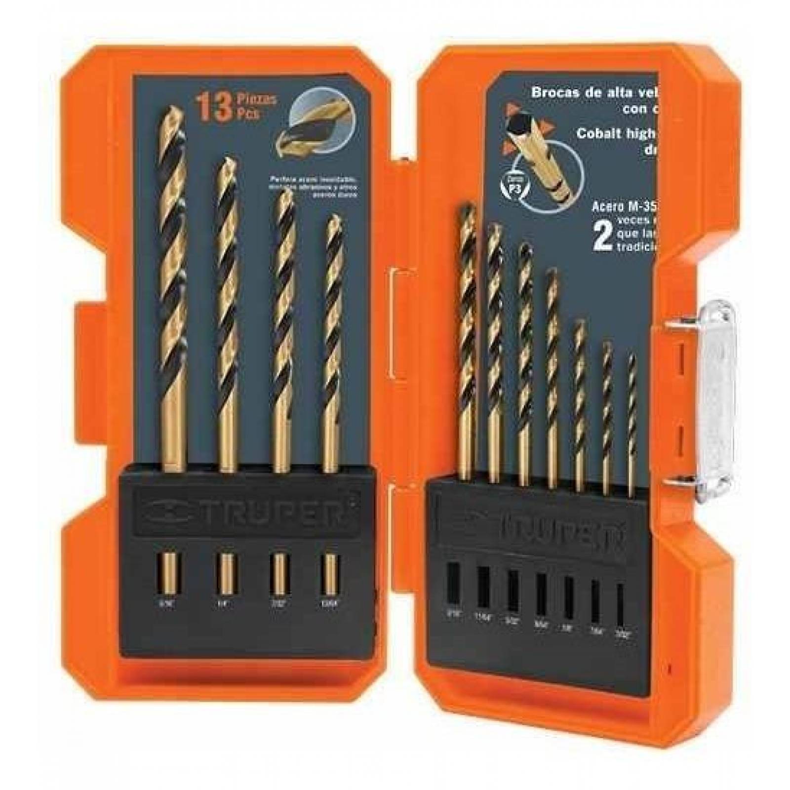 Juego De Brocas P/metal 13 Piezas Truper 