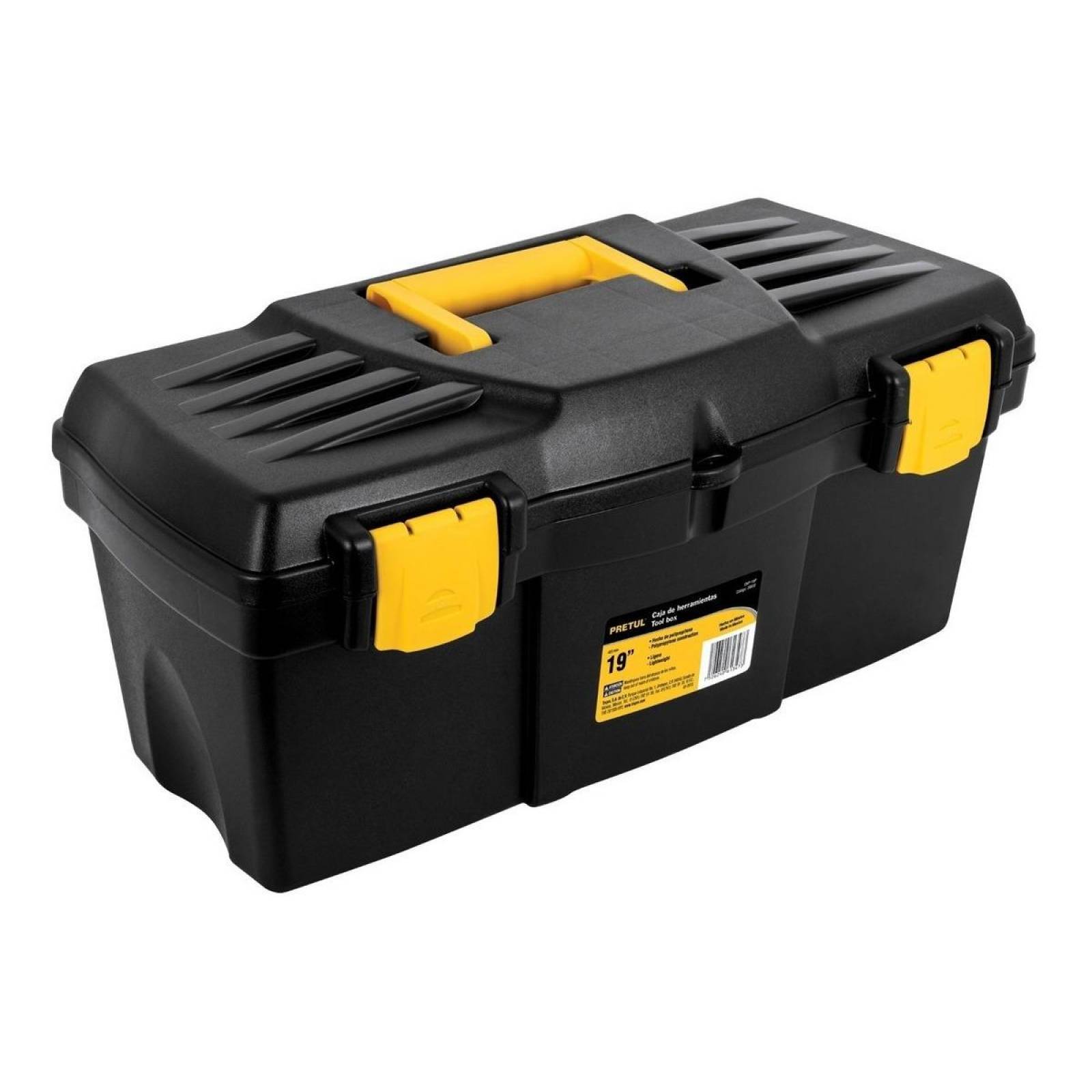 Caja Plástica Para Herramientas 19' Pretul 