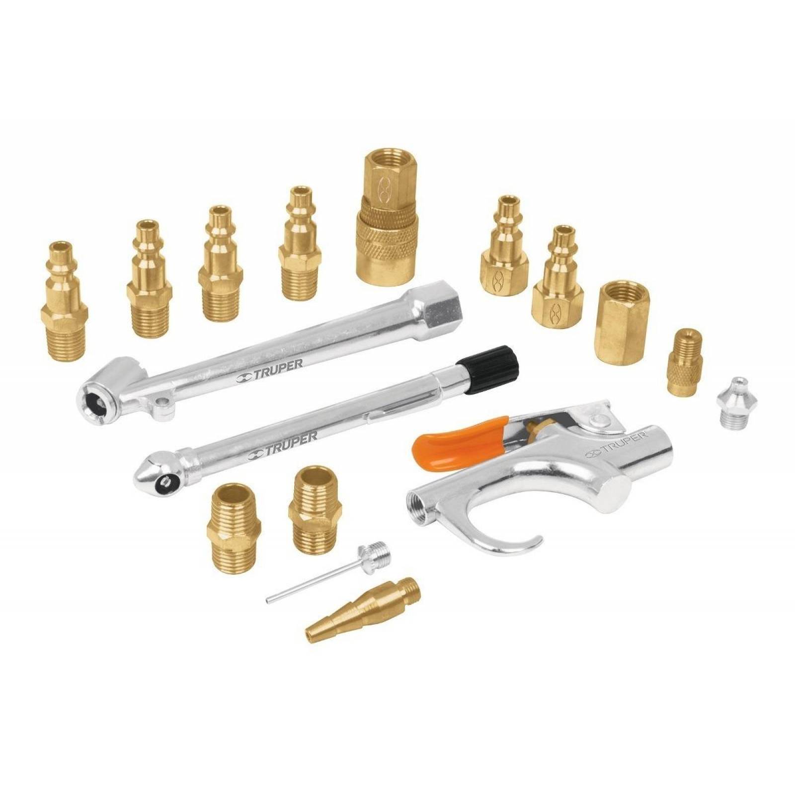 Juego De 17 Piezas Para Compresor De Aire Truper 