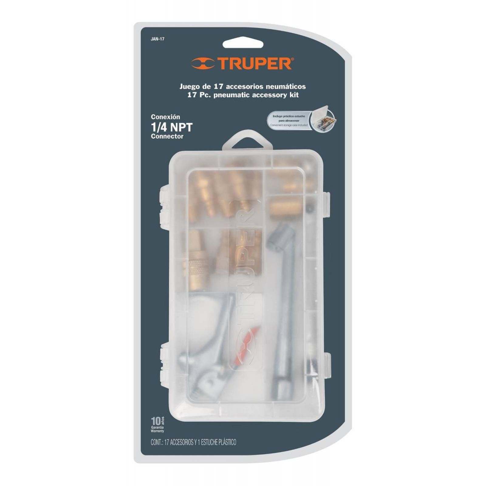 Juego De 17 Piezas Para Compresor De Aire Truper 