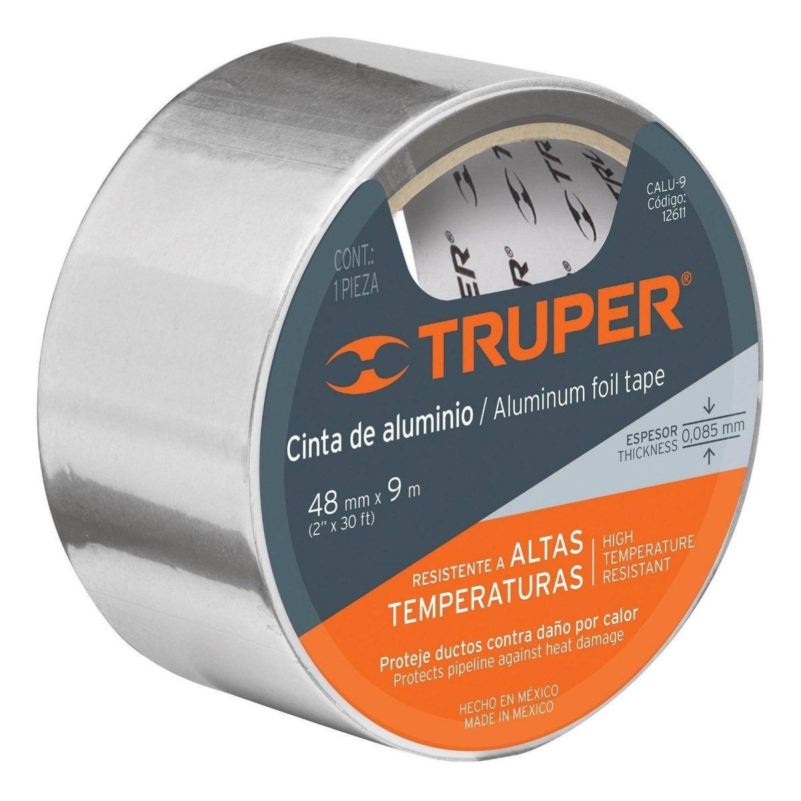 Cinta De Aluminio 9 M Truper 