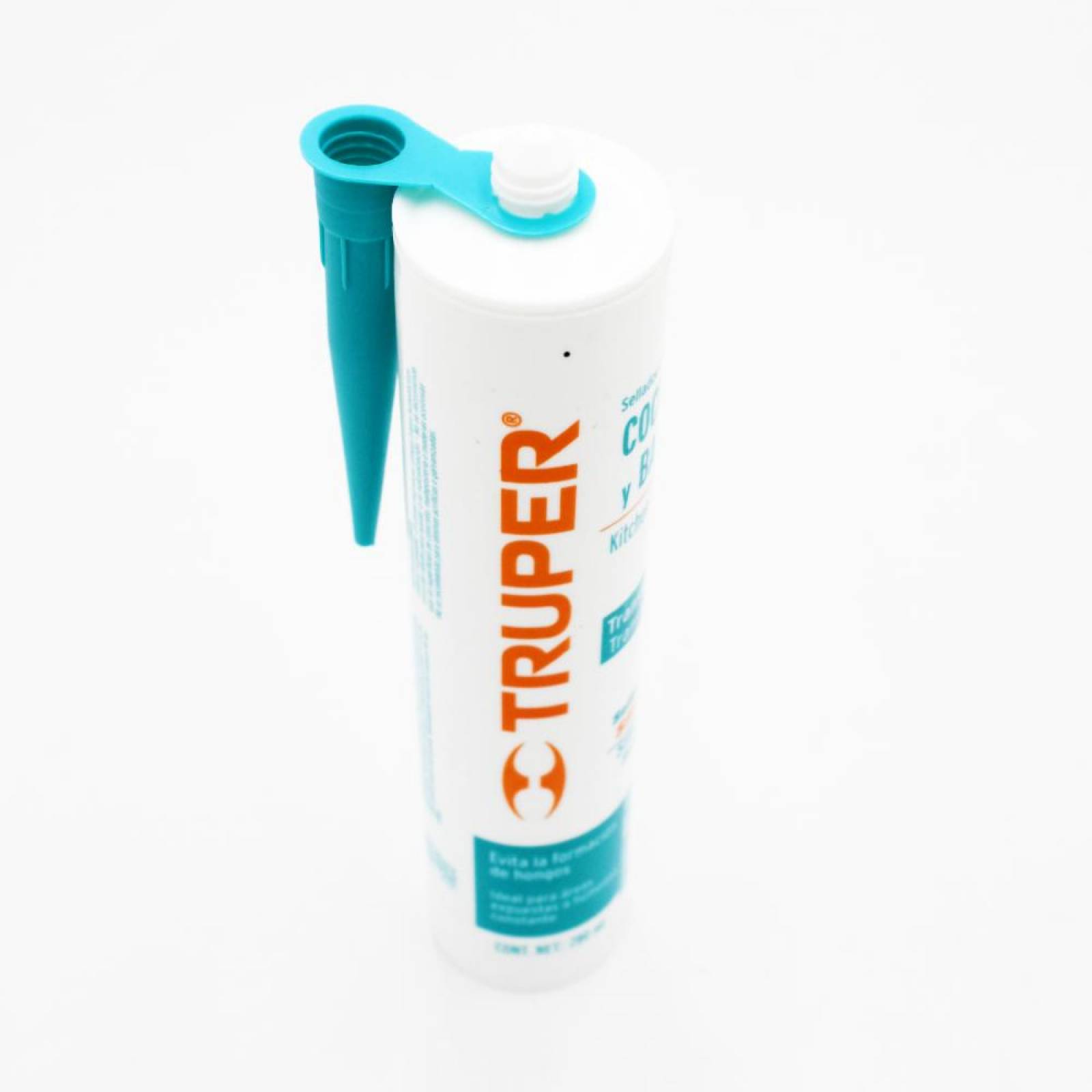 Silicón 100% Para Baños Y Cocina Transparente Truper 