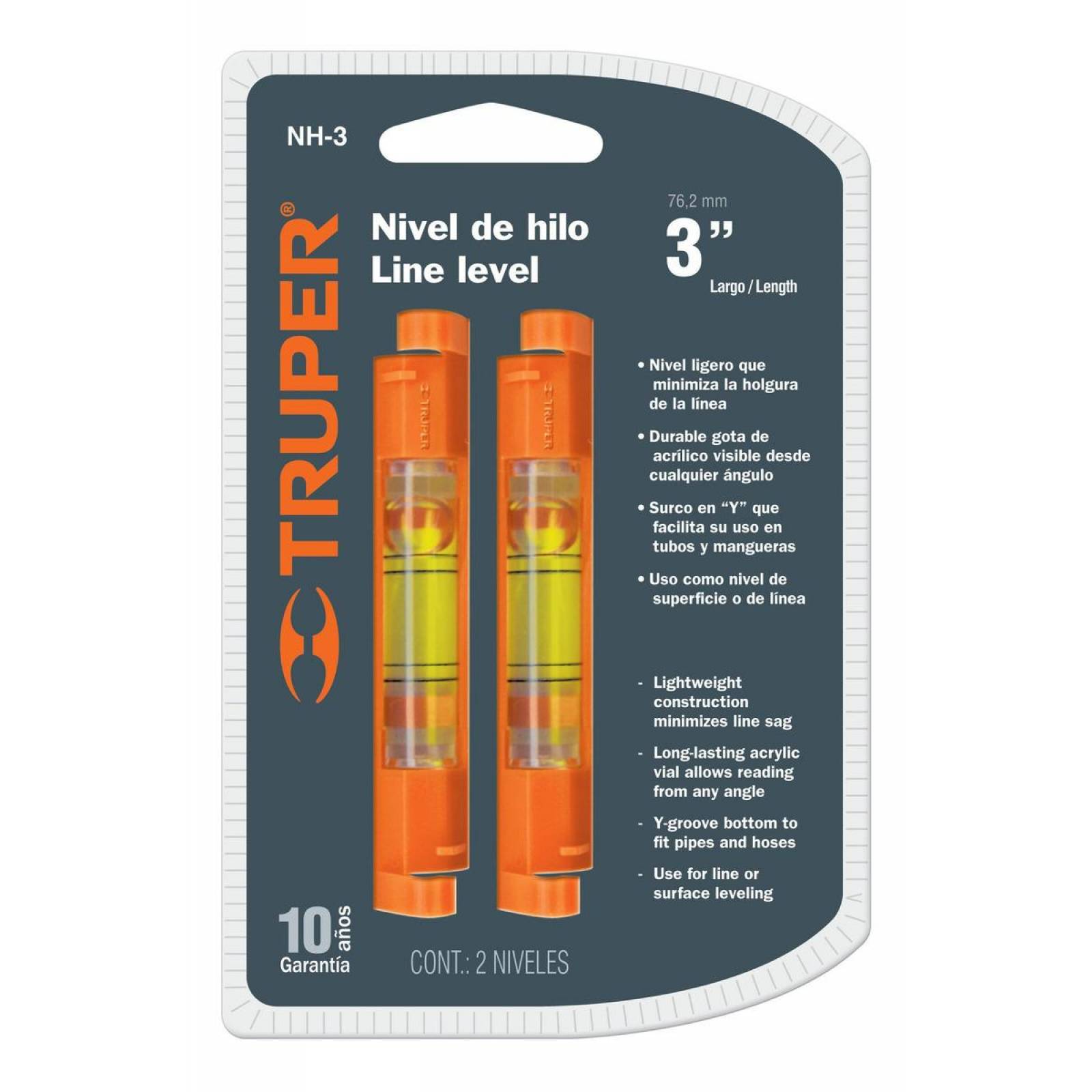 Niveles De Hilo 2 Piezas Truper 