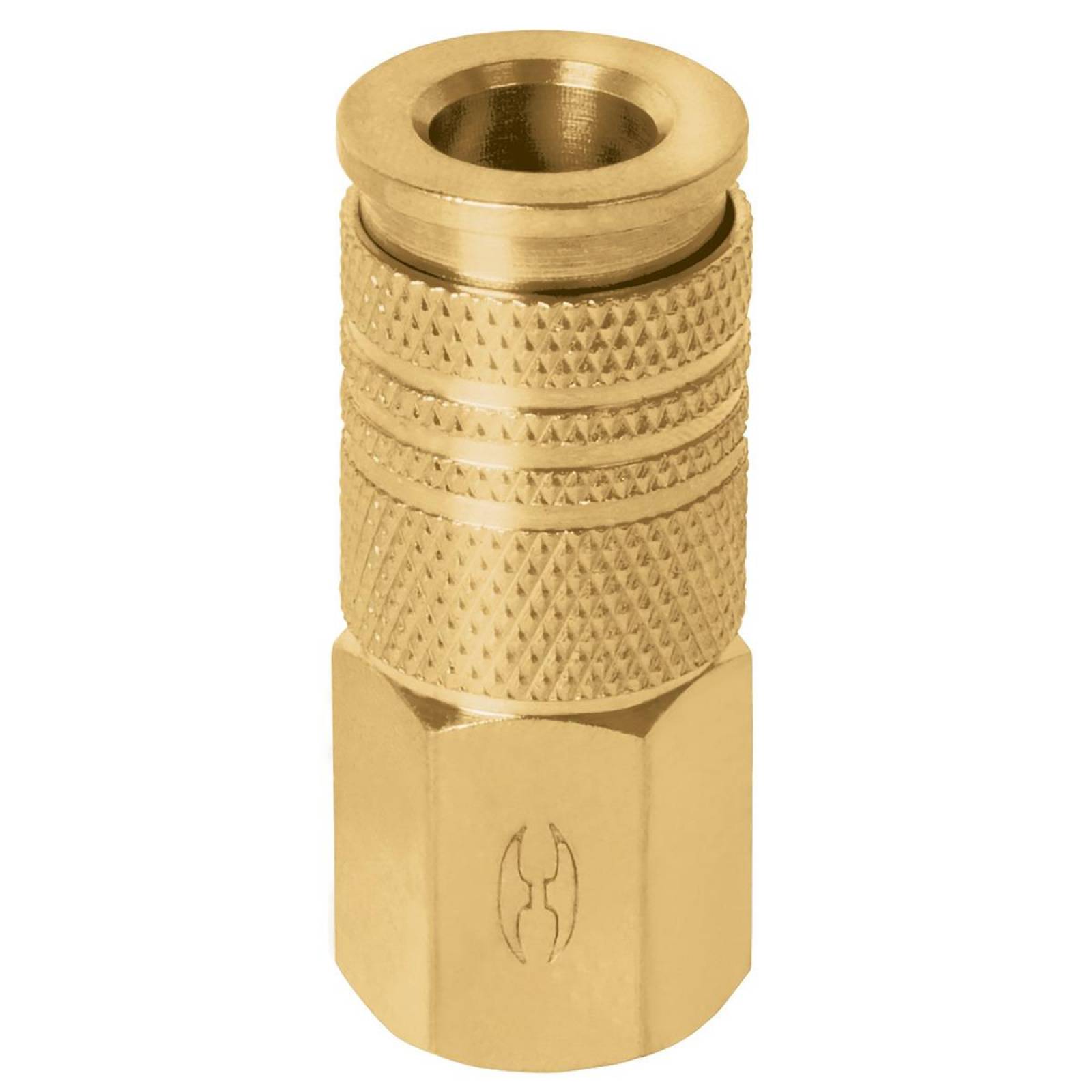 Cople Rápido De Latón Cuerda 1/4 Npt Truper 