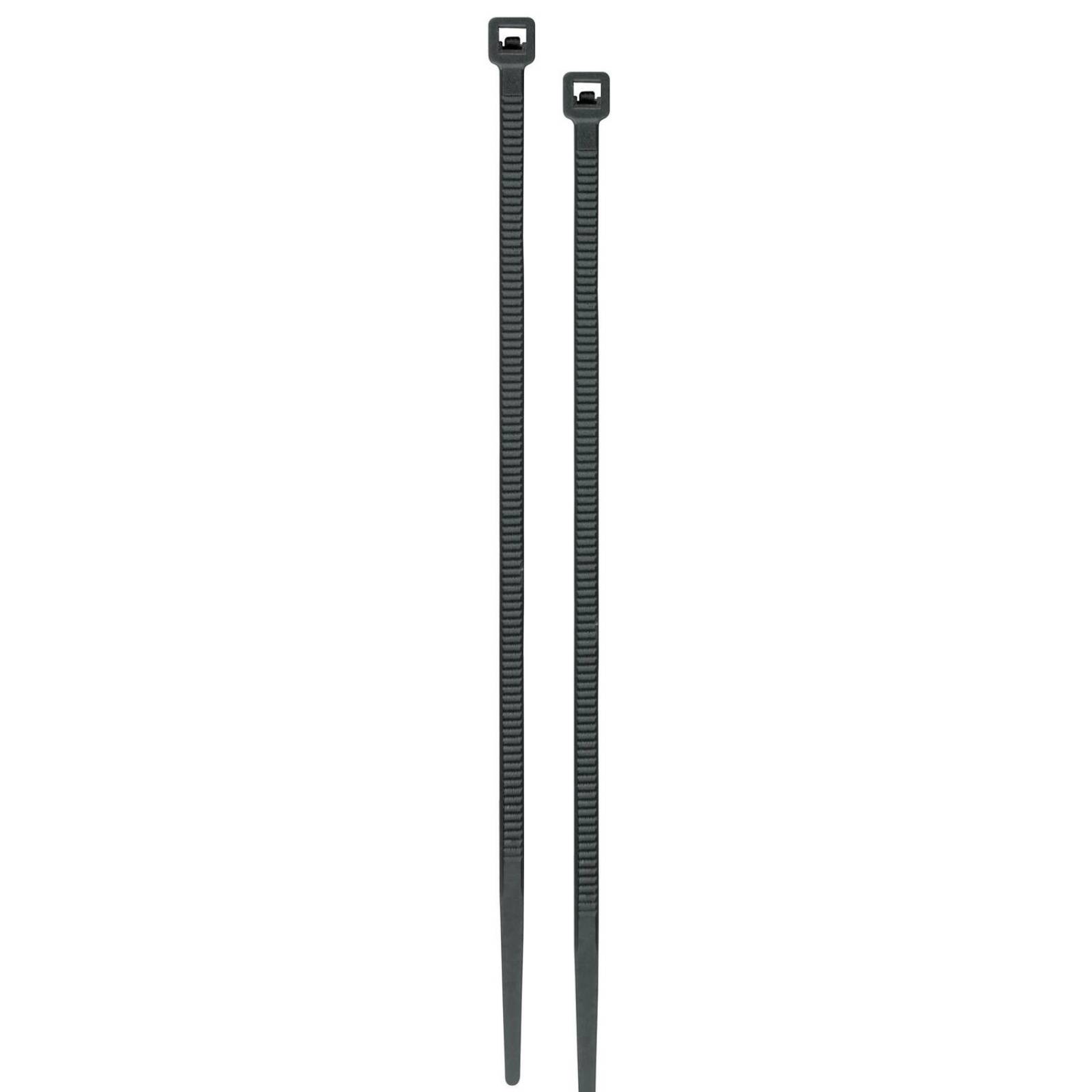 Cinchos plásticos 50 lb, 300x4.5 mm, negros. Bolsa con 1000 pzas 