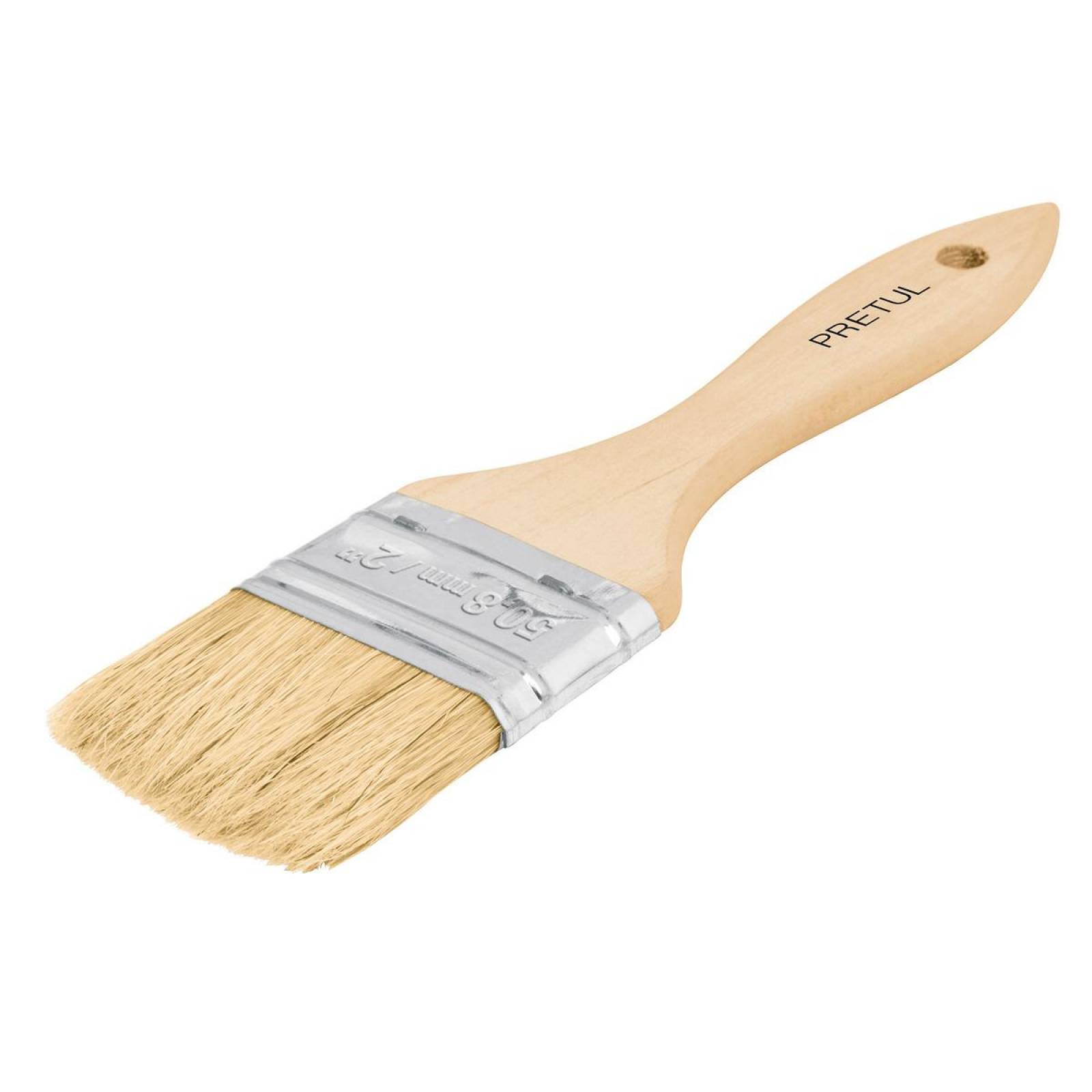 Brocha Económica Mango De Madera 2' Pretul 
