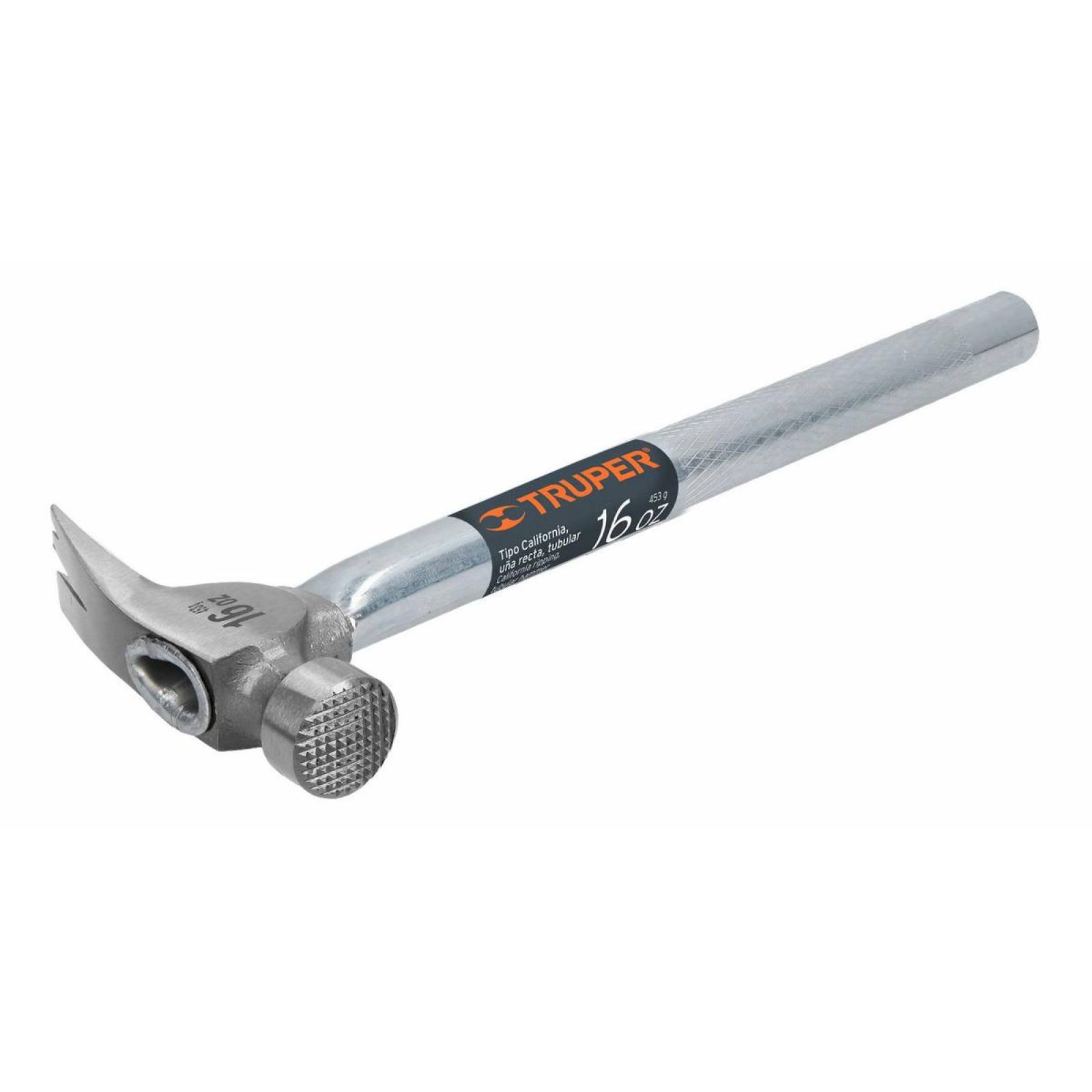 Martillo California Boca Fresada 16 Oz Tubular 