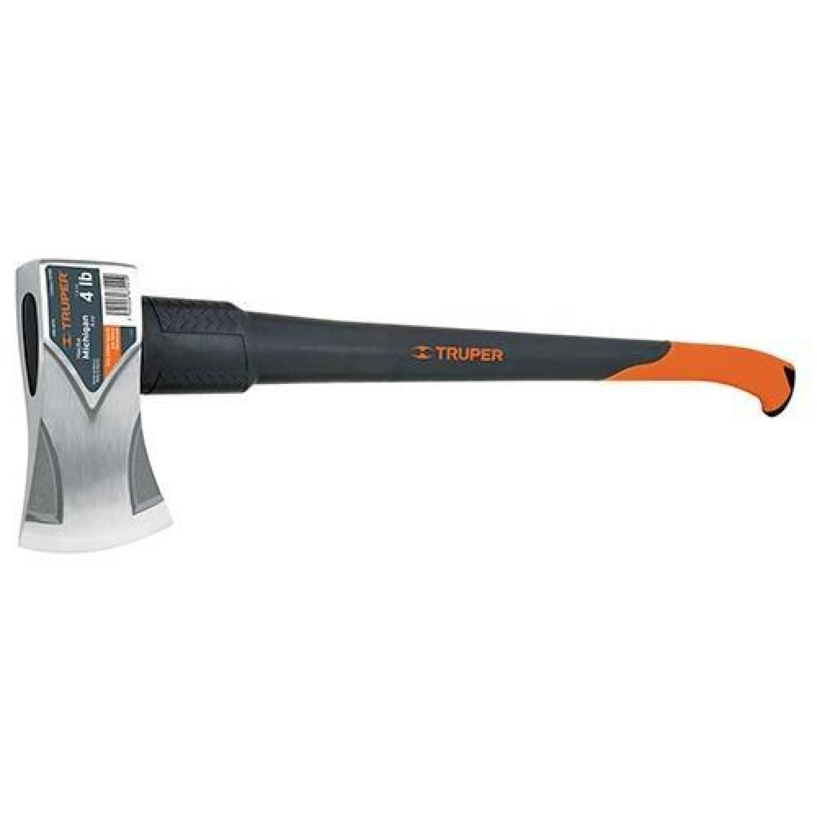 Hacha Michigan 4 lb, mango fibra de vidrio 34", Truper