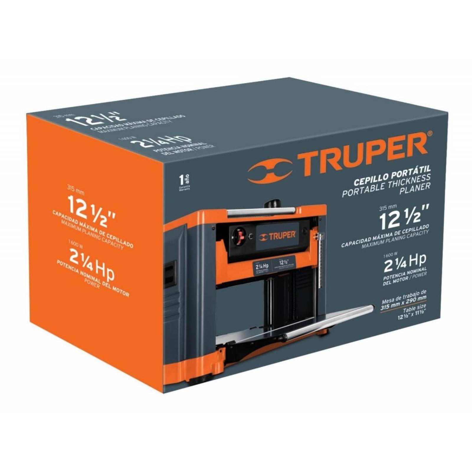 Cepillo Portátil De 12-1/2 Truper 