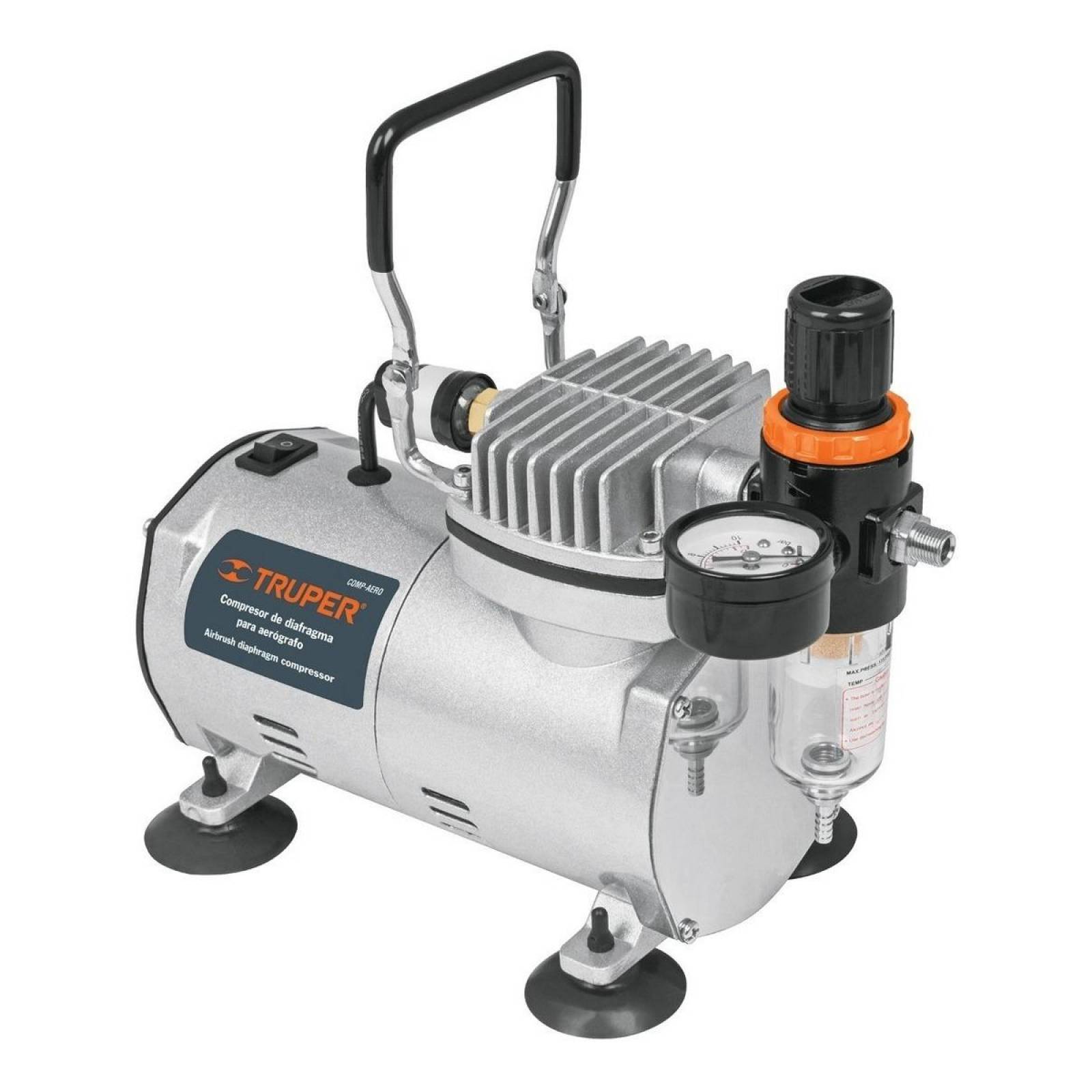 Compresor de diafragma para aerógrafo, 1/5 HP, 110 V