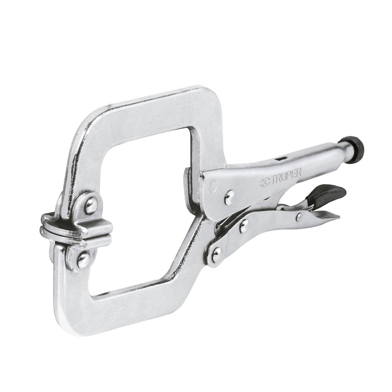 Pinza de presión, tipo 'C' de 9' con mordaza autoajustable Truper 