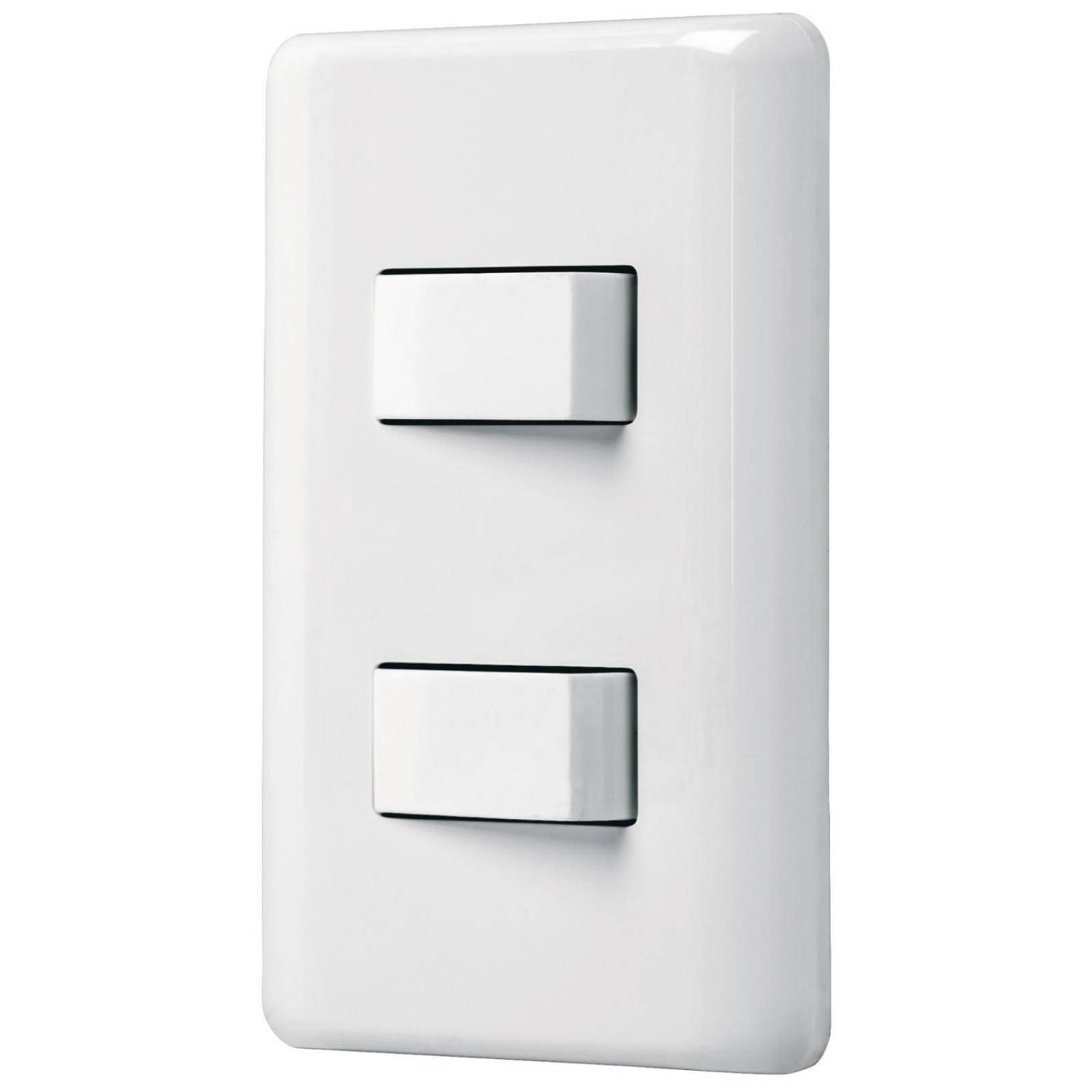 Placa armada 1 interruptor sencillo + 1 de 3 vías, Basic Volteck