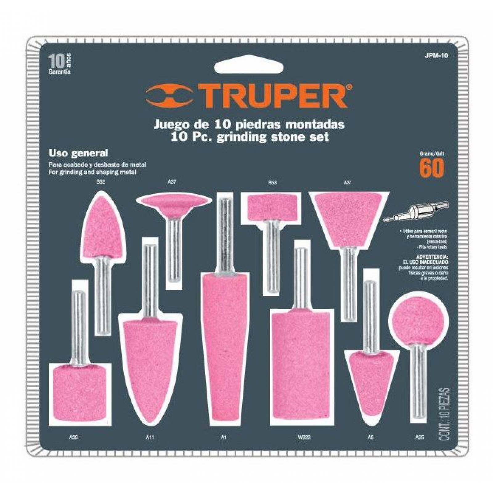 Juego Piedras Para Montar 10 Piezas Truper 