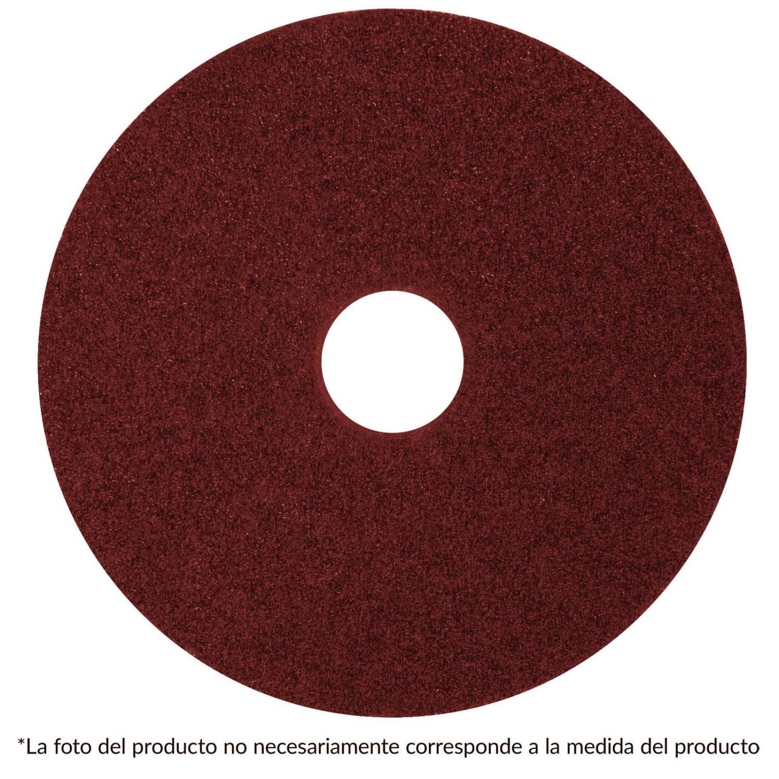 5 discos lija 4-1/2' con respaldo de fibra, grano 120 Truper 100128 