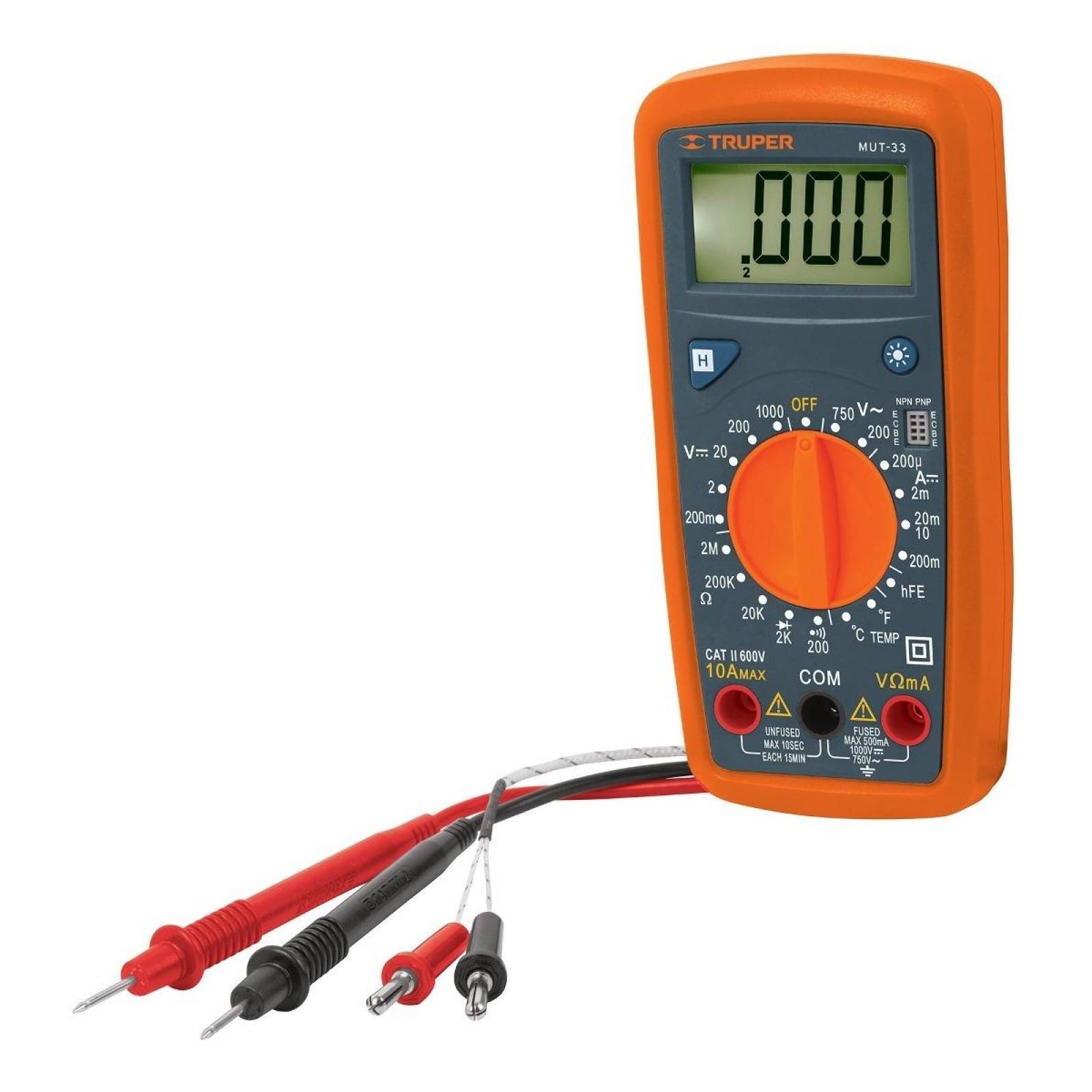 Multímetro Digital Profesional Truper 