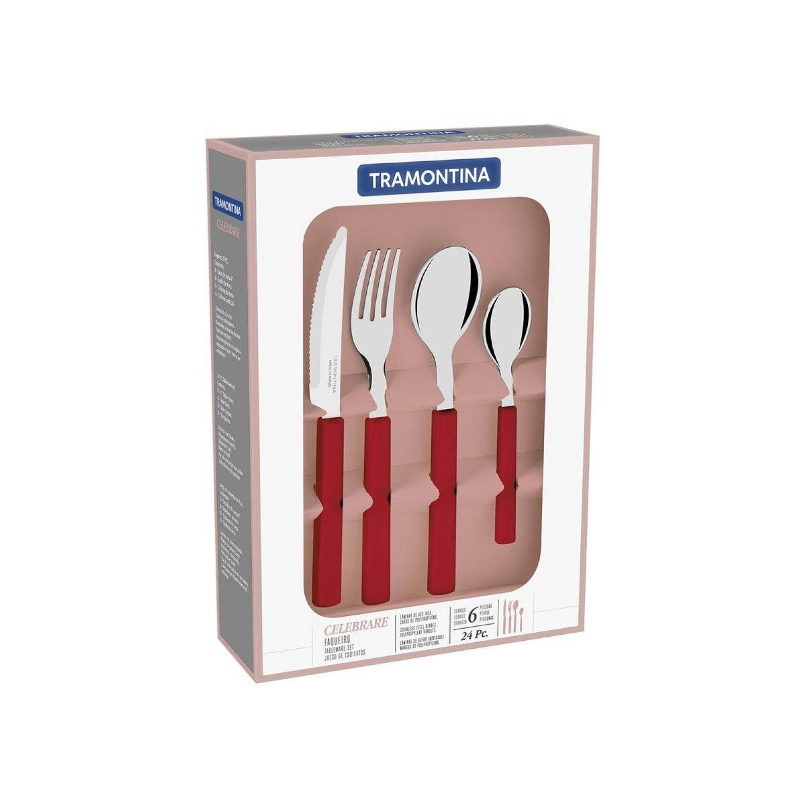 Juego de Cubiertos 24Pzas Celebrare Tramontina 