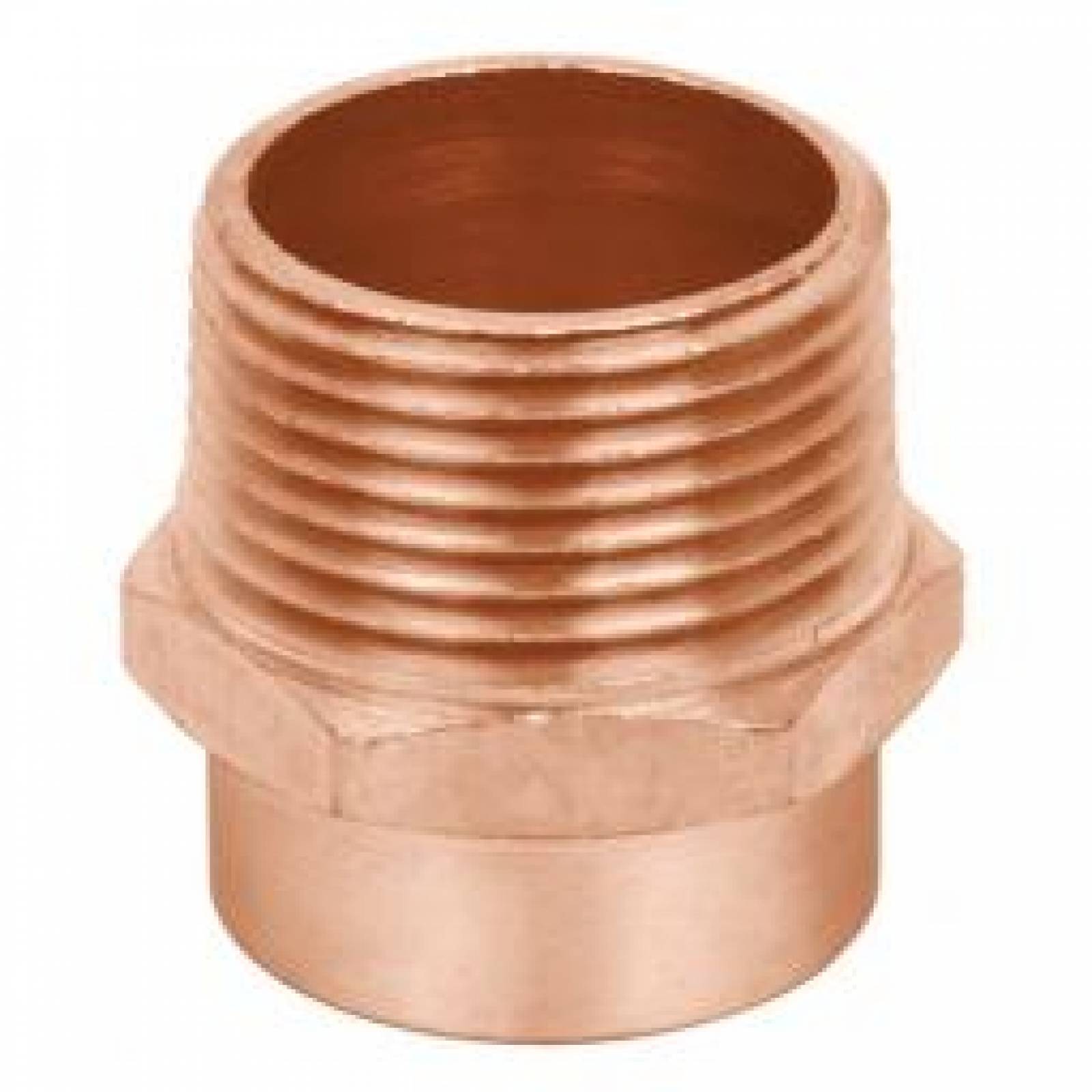 Conector De Cobre Rosca Exterior 1/2' Foset 