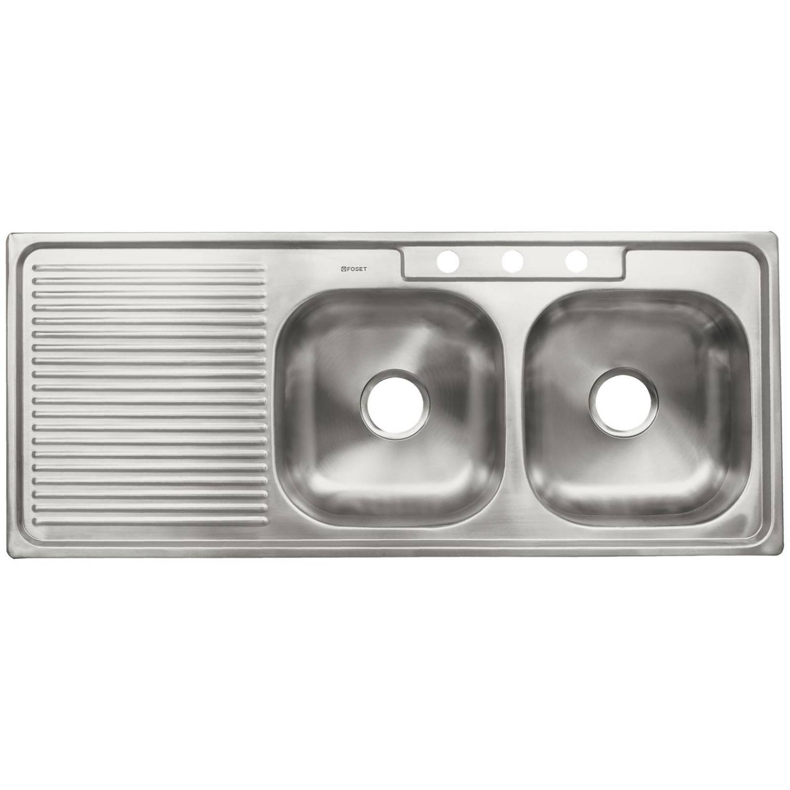 Tarja De Empotrar 120 X 50 X 15 Cm, Doble Tina Foset 