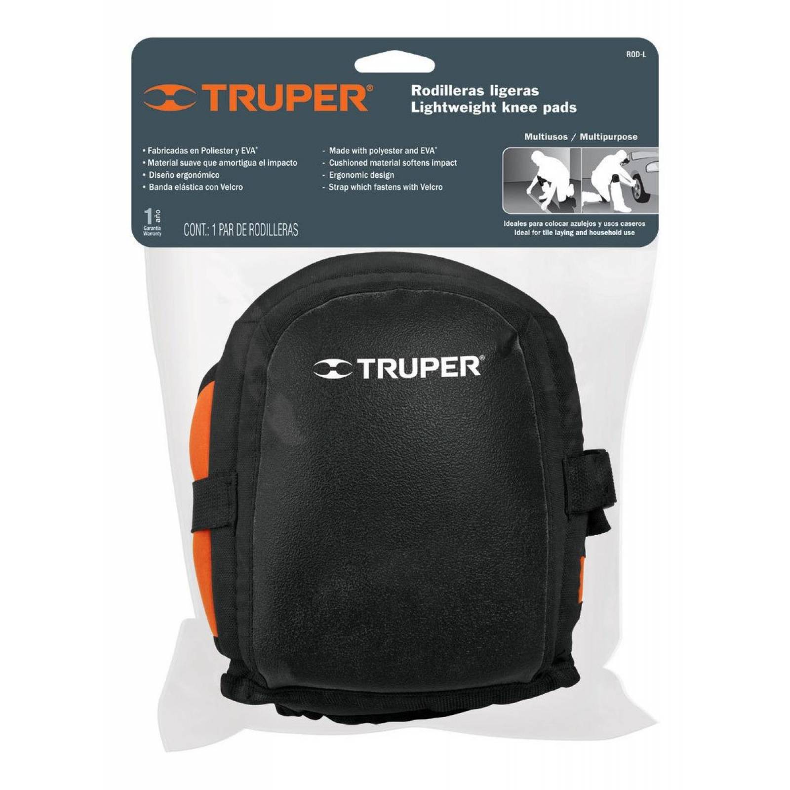 Rodilleras ligeras de gel y EVA, Truper 