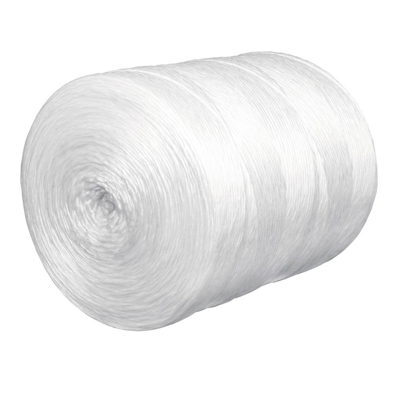 Rafia color blanco, calibre 3.8 g/m, 4.5 kg Fiero. Rollo de 1125 m 