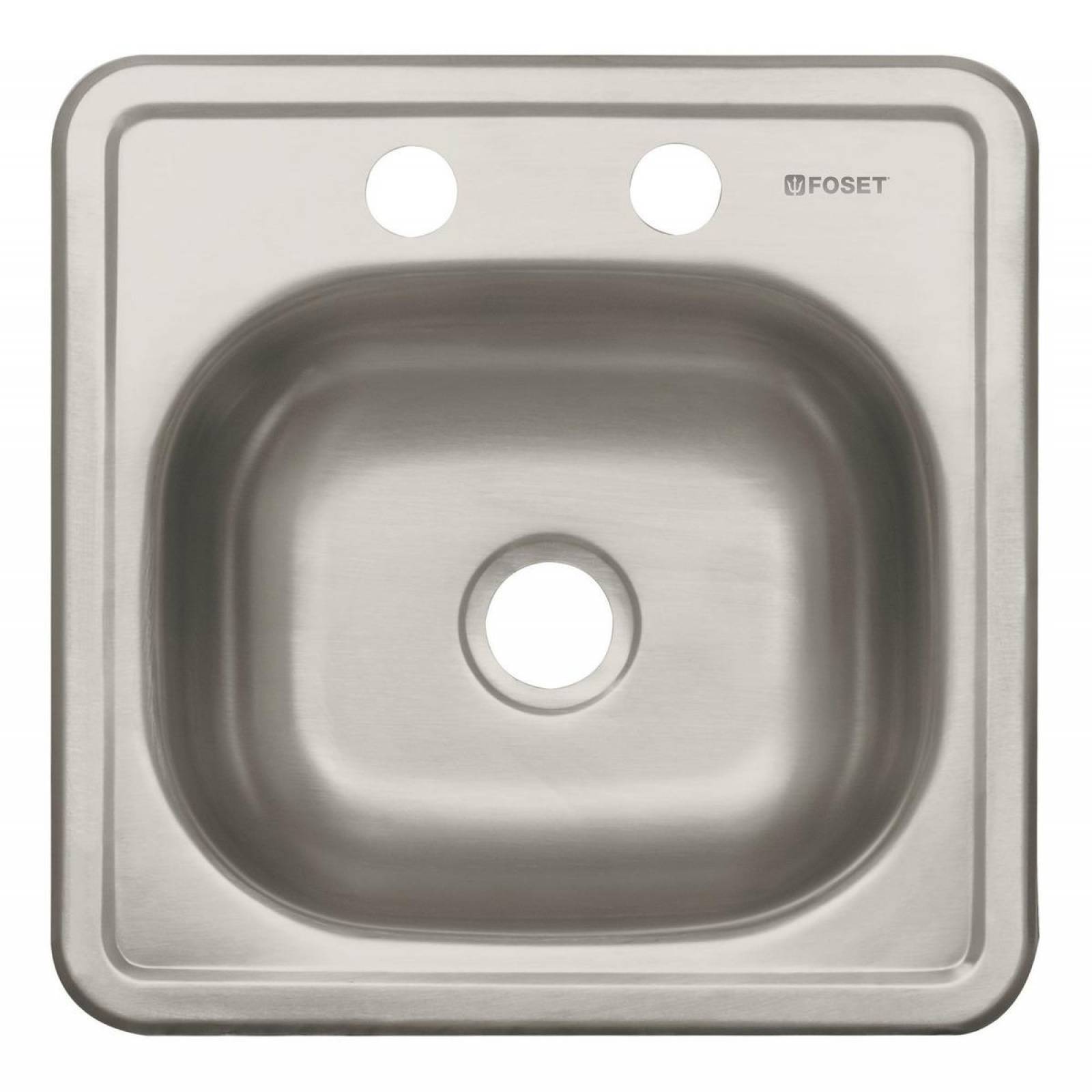 Tarja sencilla de empotrar 38 x 38 cm, Foset 