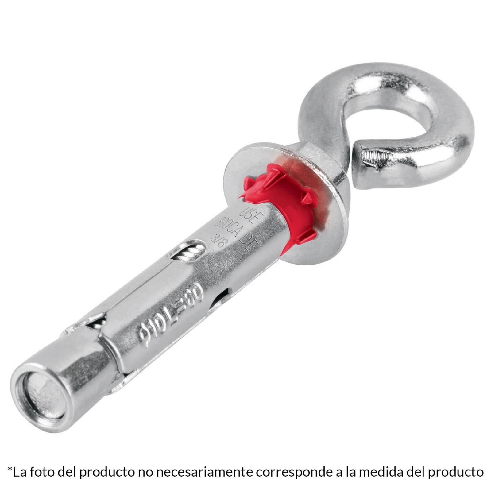 Taquete Expansivo Armella Cerrada 16x80mm 2 Pzas Fiero