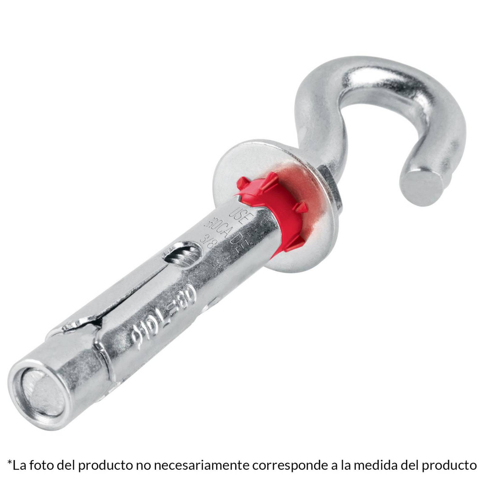 Taquete Expansivo Armella Abierta 16x80mm 2 Pzas Fiero