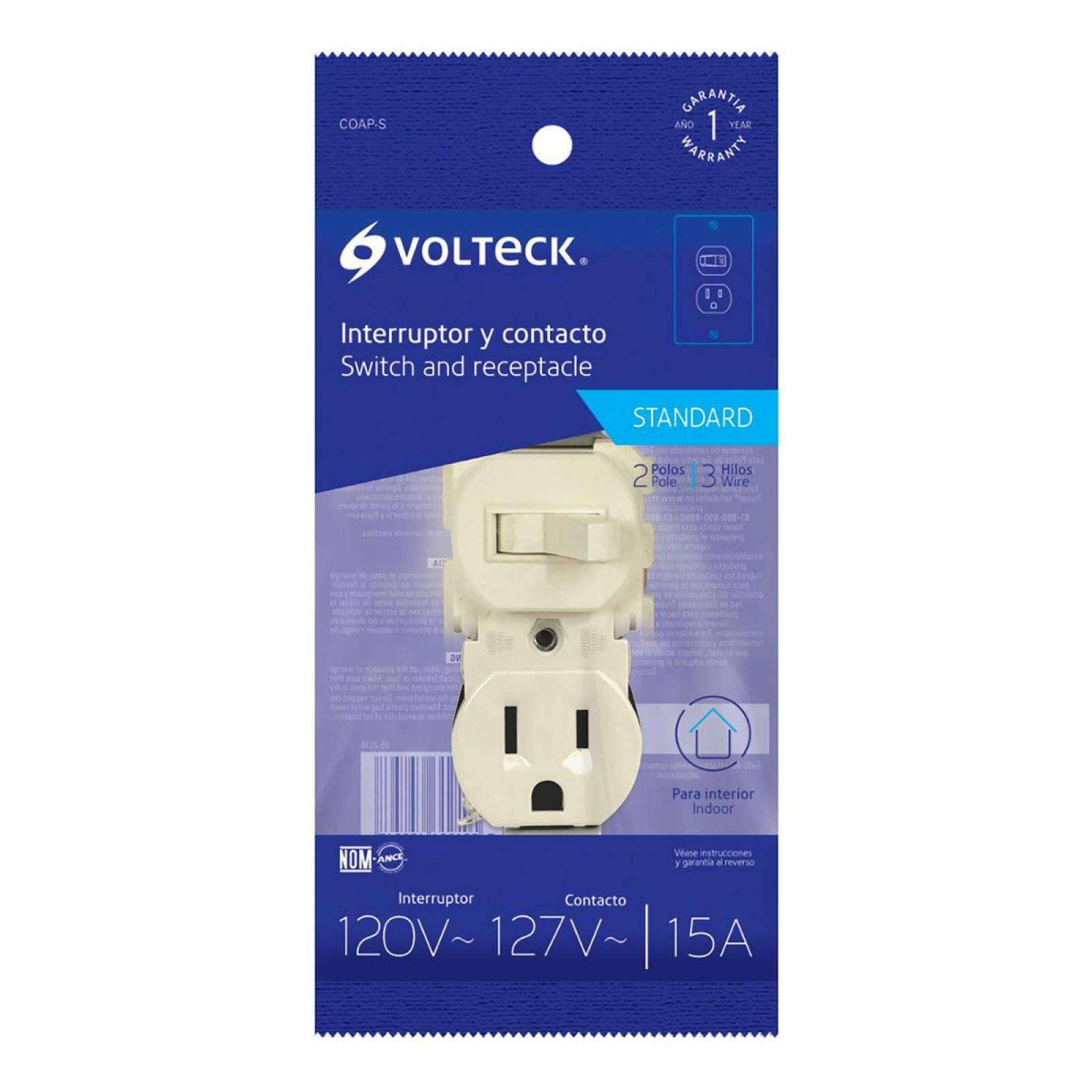 Interruptor-contacto Standard Volteck 