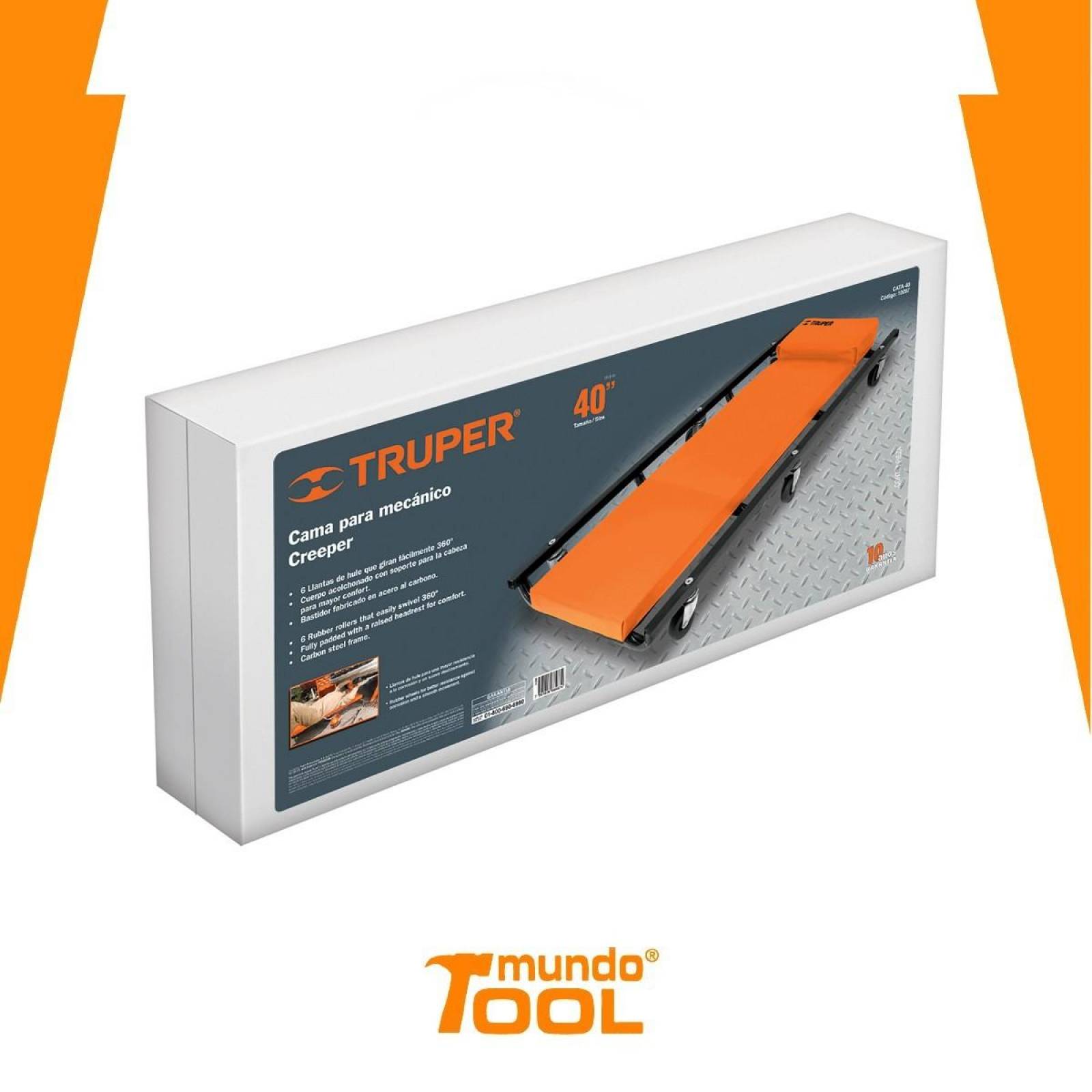 Cama de taller 40' Truper 