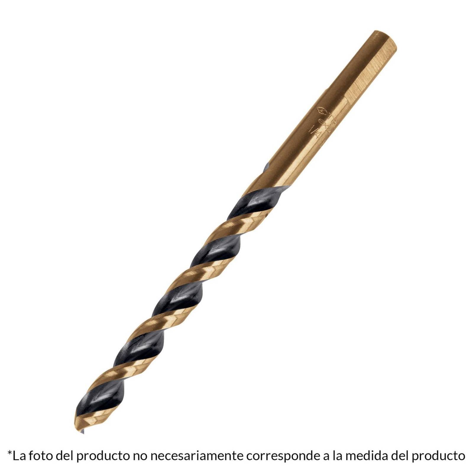 Broca HSS 9/16" Trugold para metal, Truper Expert 