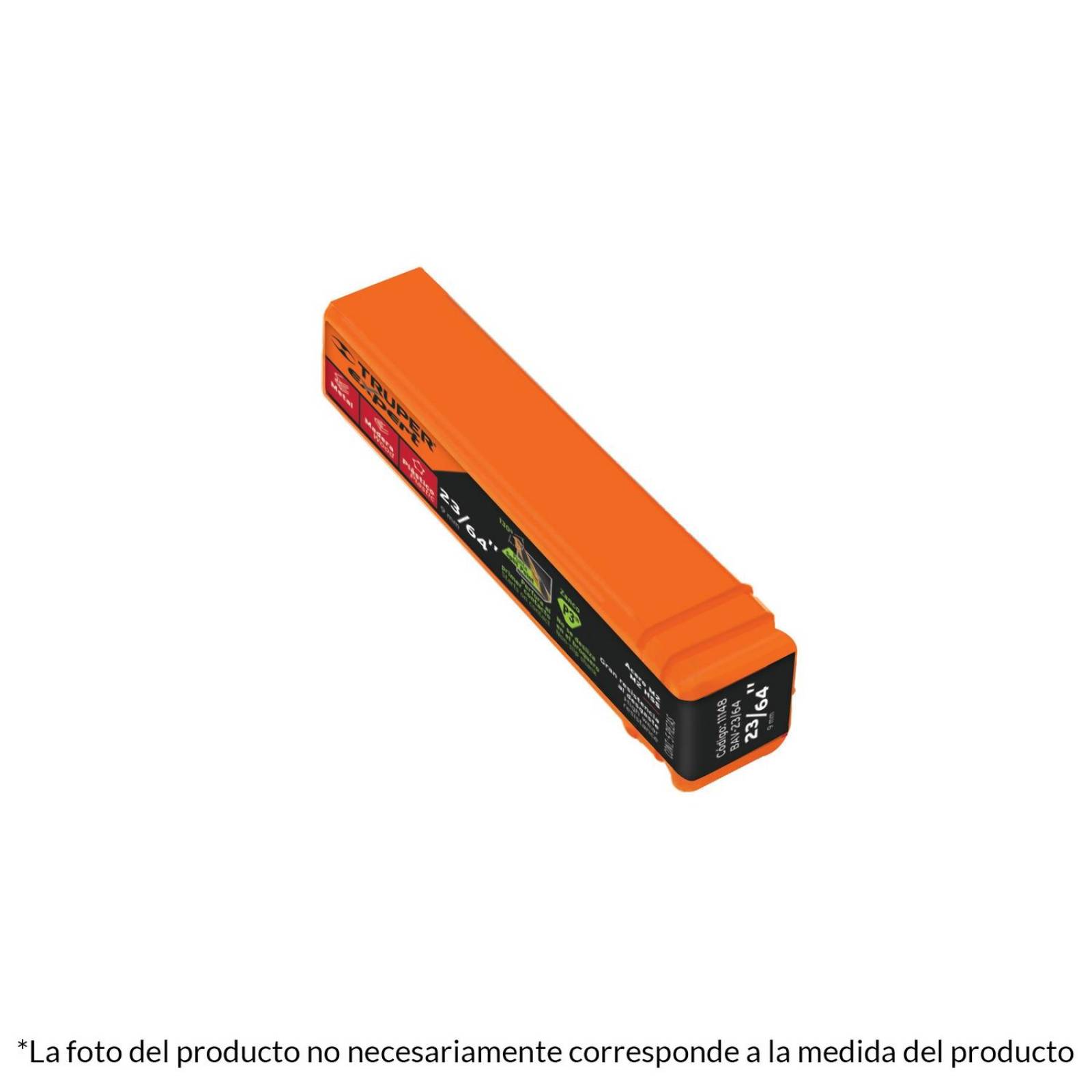 Broca HSS 9/16" Trugold para metal, Truper Expert 