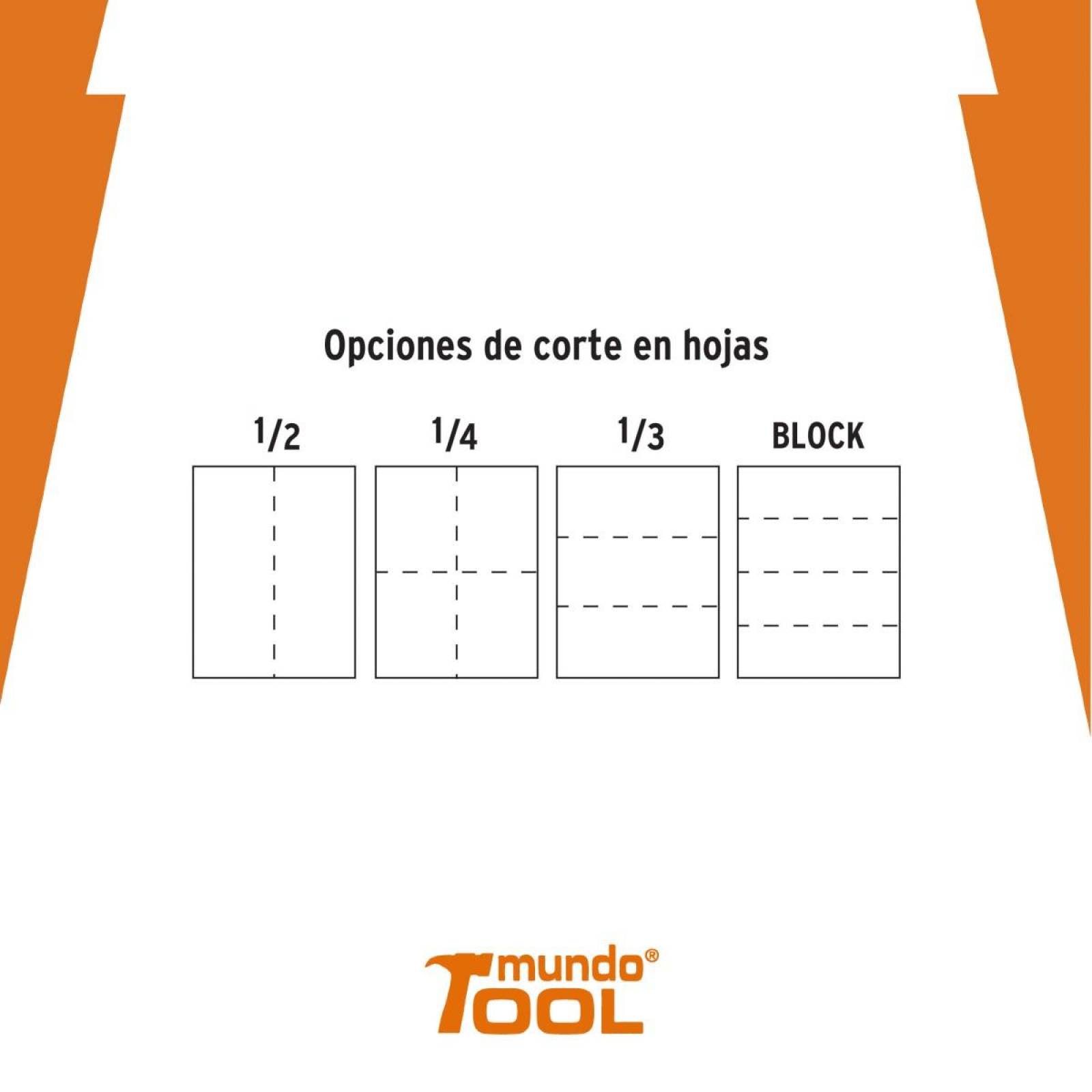 Lija para madera, grano 100 Truper 25 pzas 