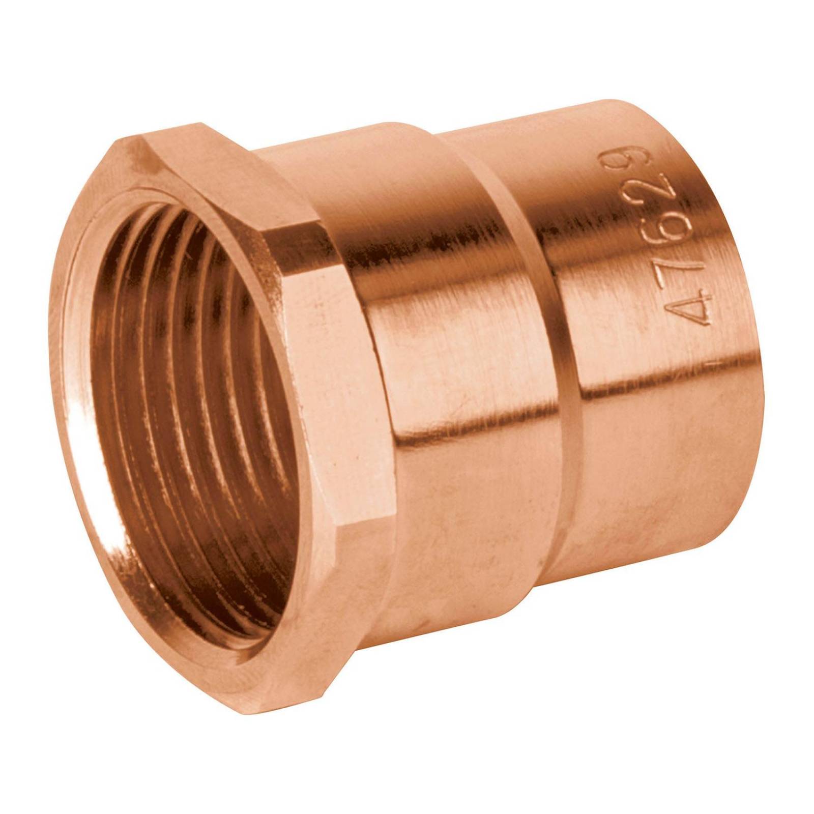 Conector de cobre, rosca interior, 3/4', Basic Foset