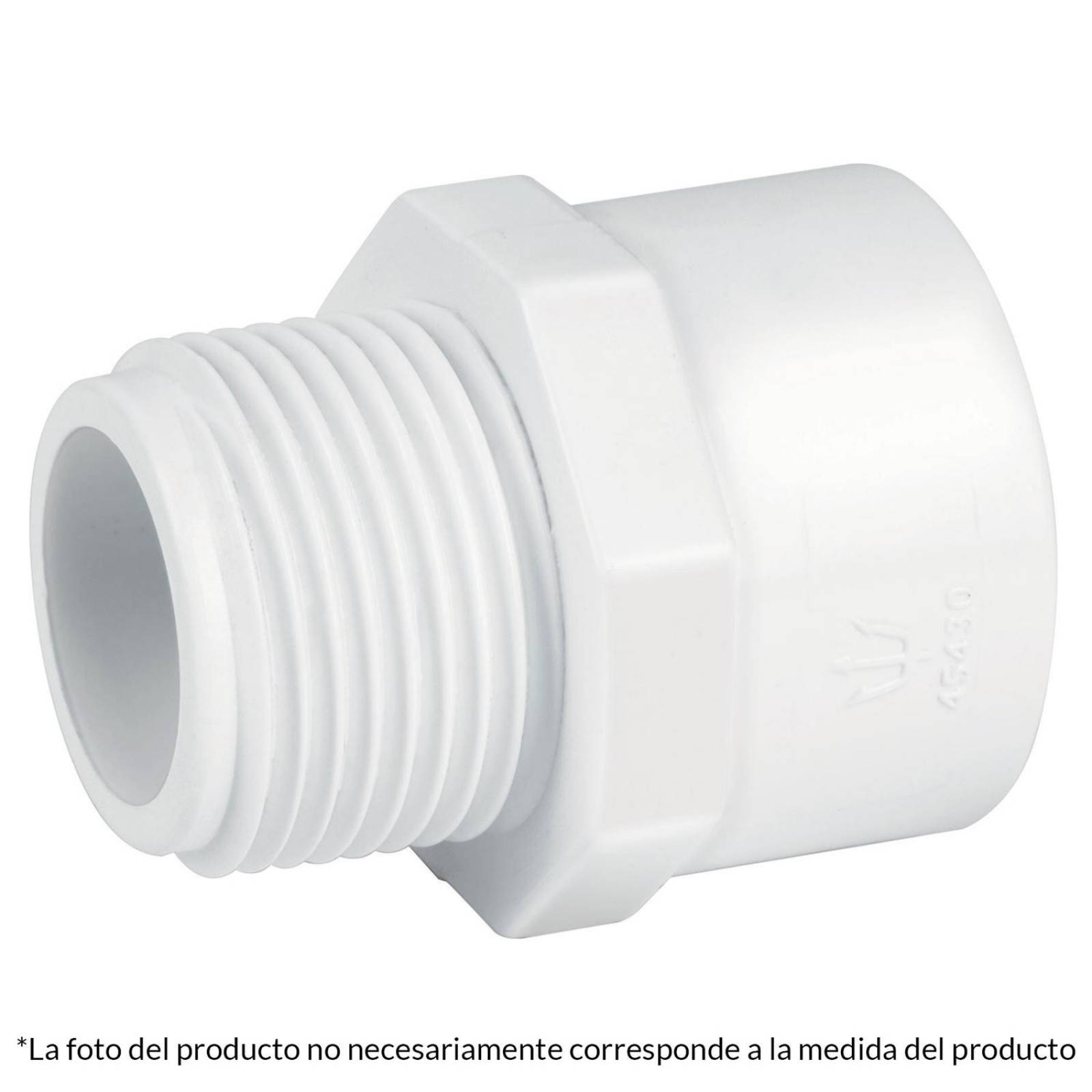 Adaptador Macho De Pvc 2 Foset 