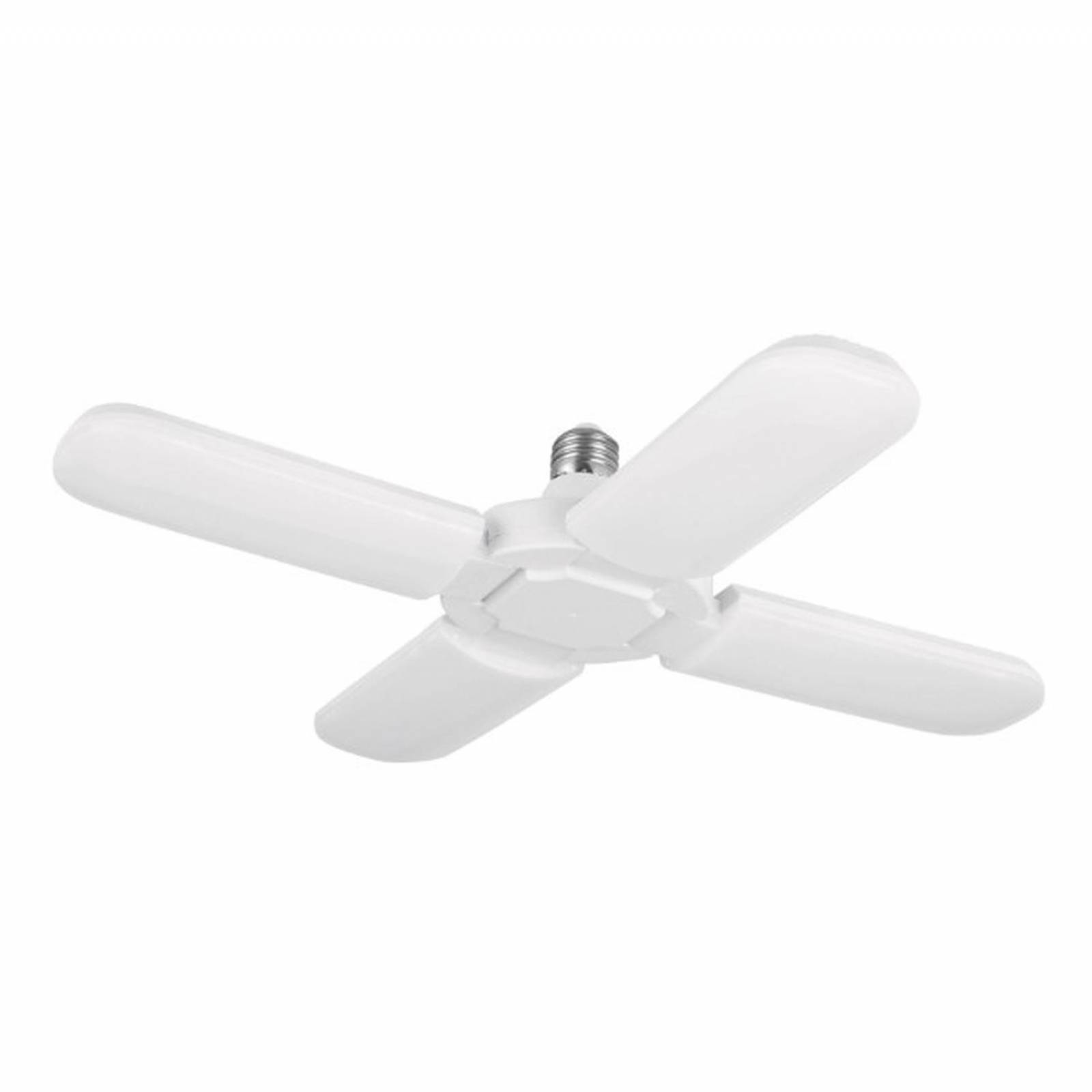 Lámpara LED 32W tipo ventilador, 4 aspas ajustables, Volteck 