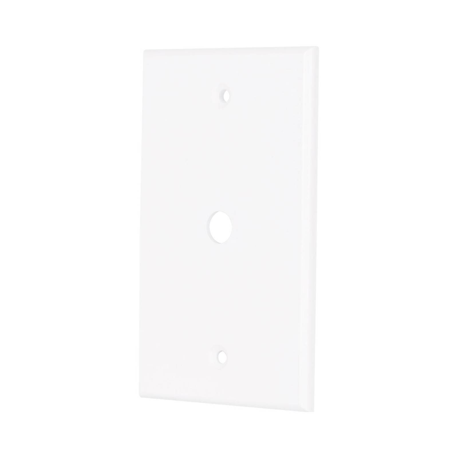 Placa de ABS pasacable, Standard, blanco, Volteck 