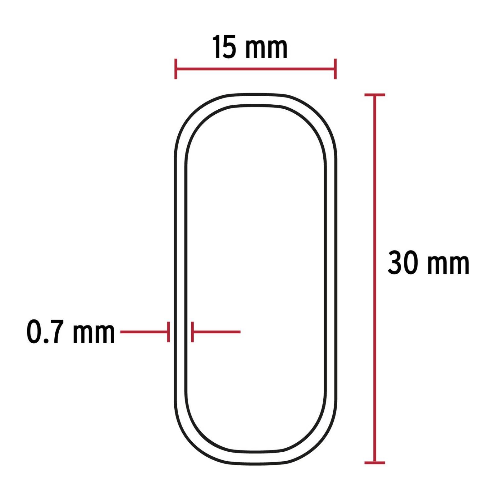 Tubo ovalado de 1.8 m en acero cromado para closet, Hermex 