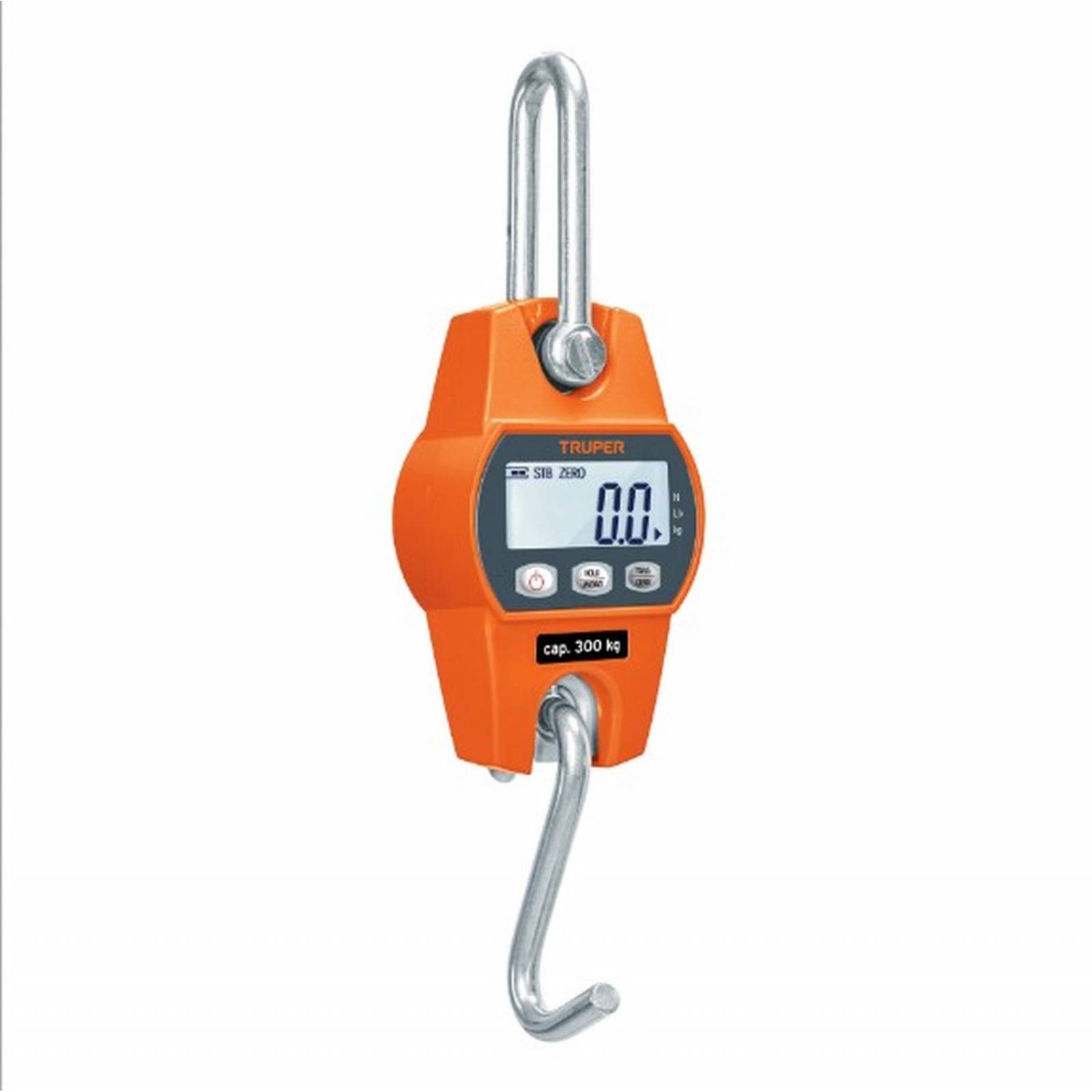 Báscula capacidad 300 kg electrónica colgante, Truper 