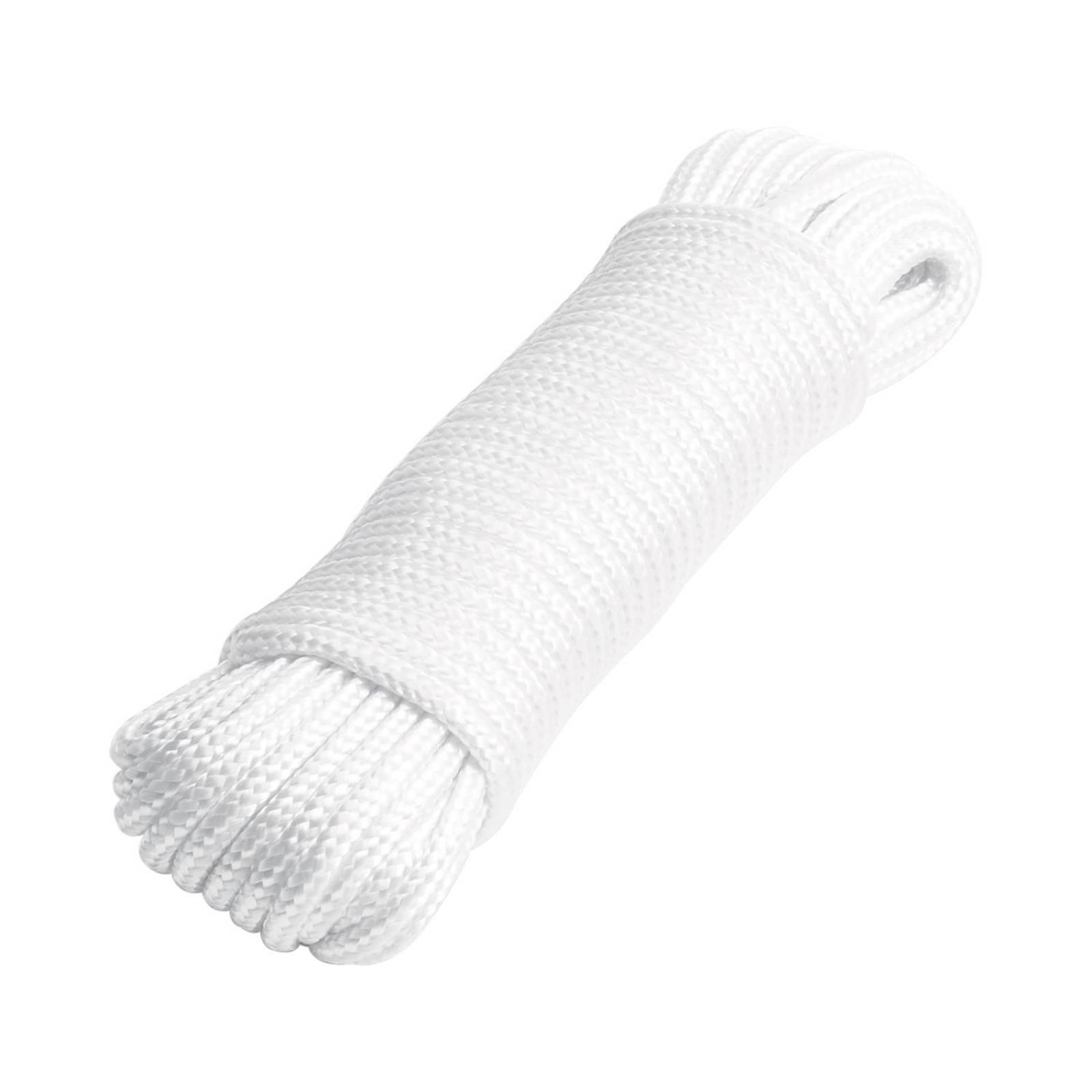 Piola de poliéster diamante de 5 mm x 15 m blanca, Fiero 